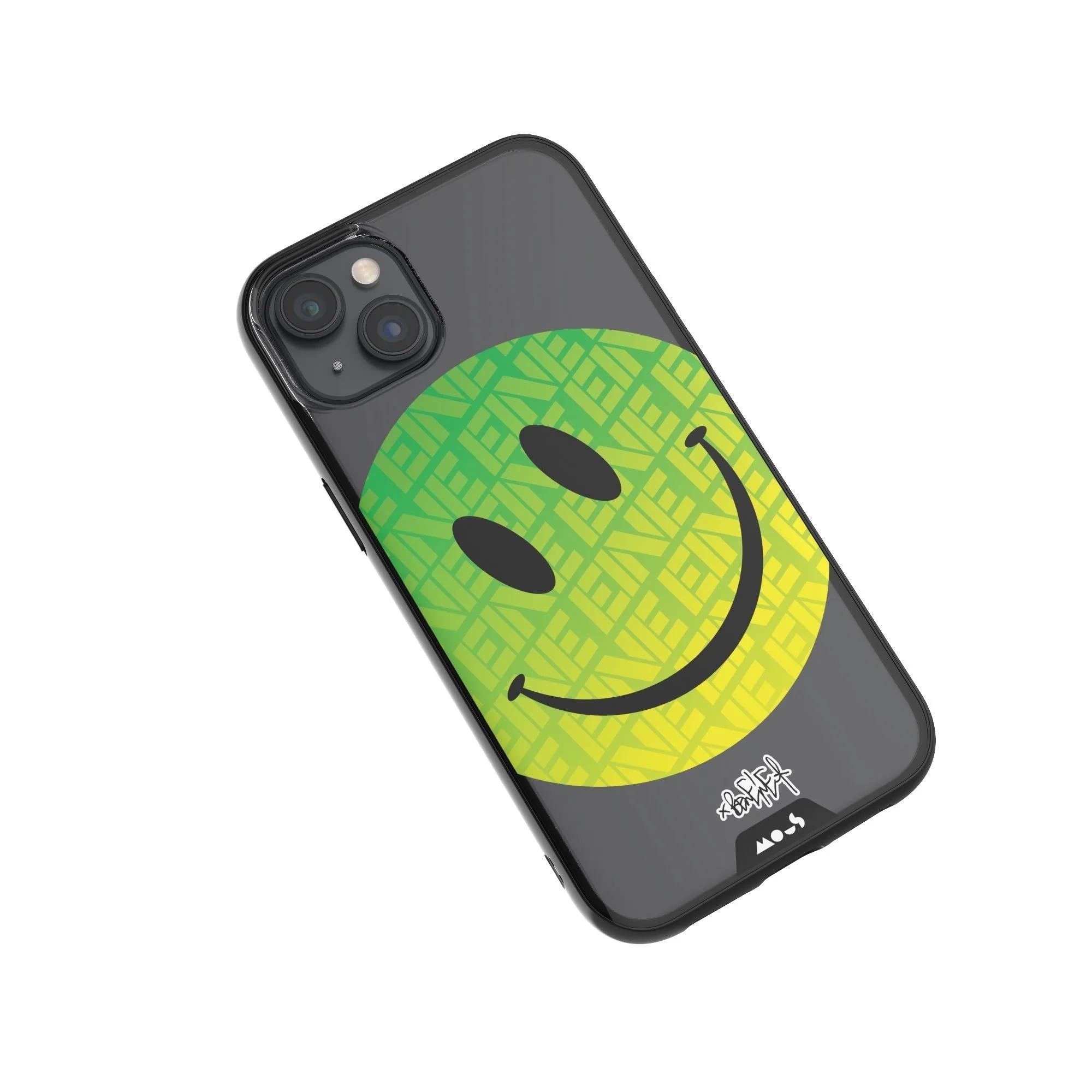 Green Smiley Protective Phone Case - Ben Eine - Image 10