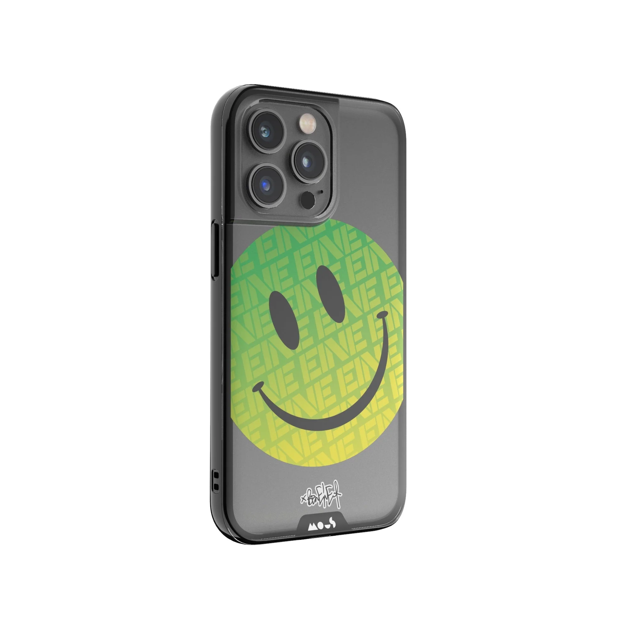 Green Smiley Protective Phone Case - Ben Eine - Image 3