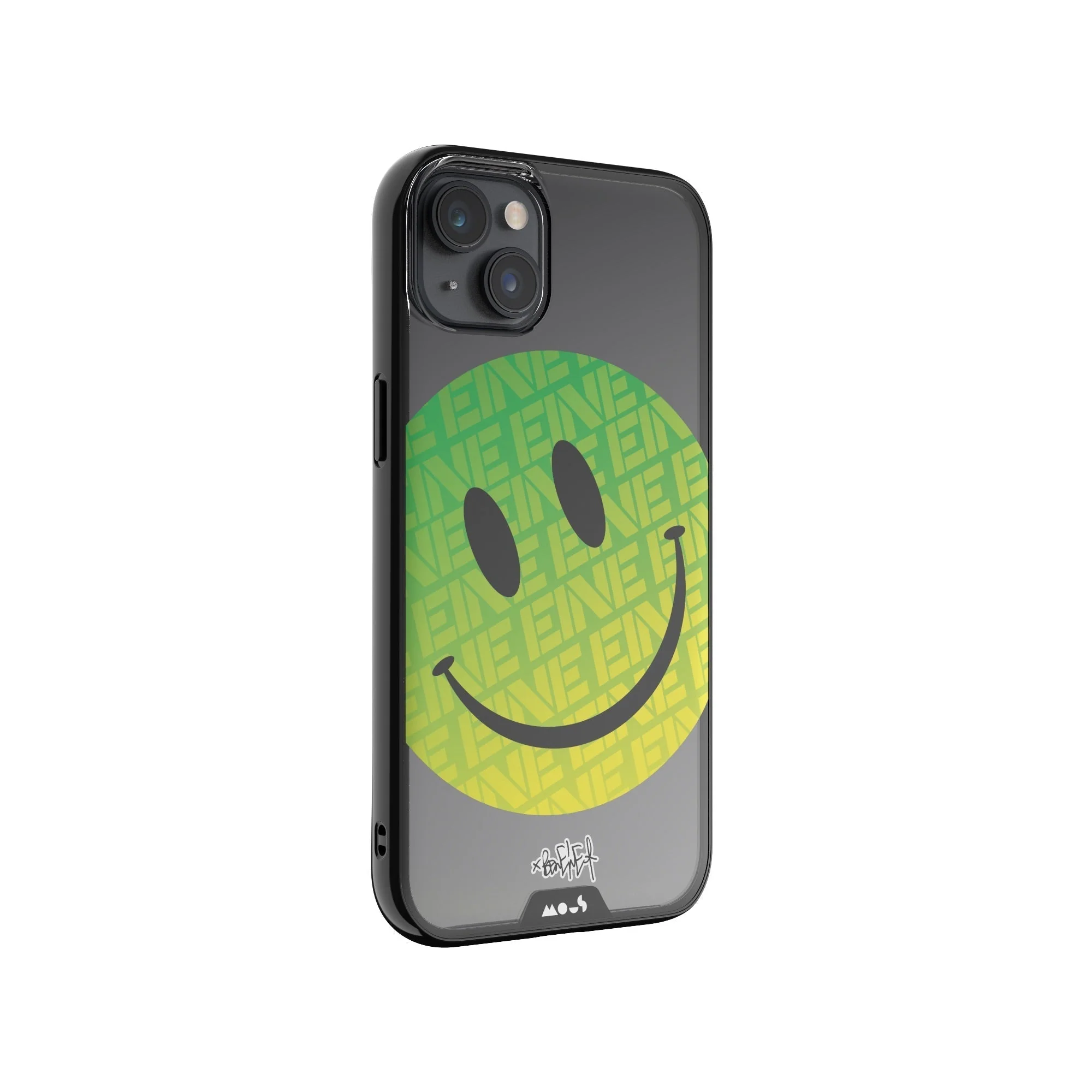 Green Smiley Protective Phone Case - Ben Eine - Image 5