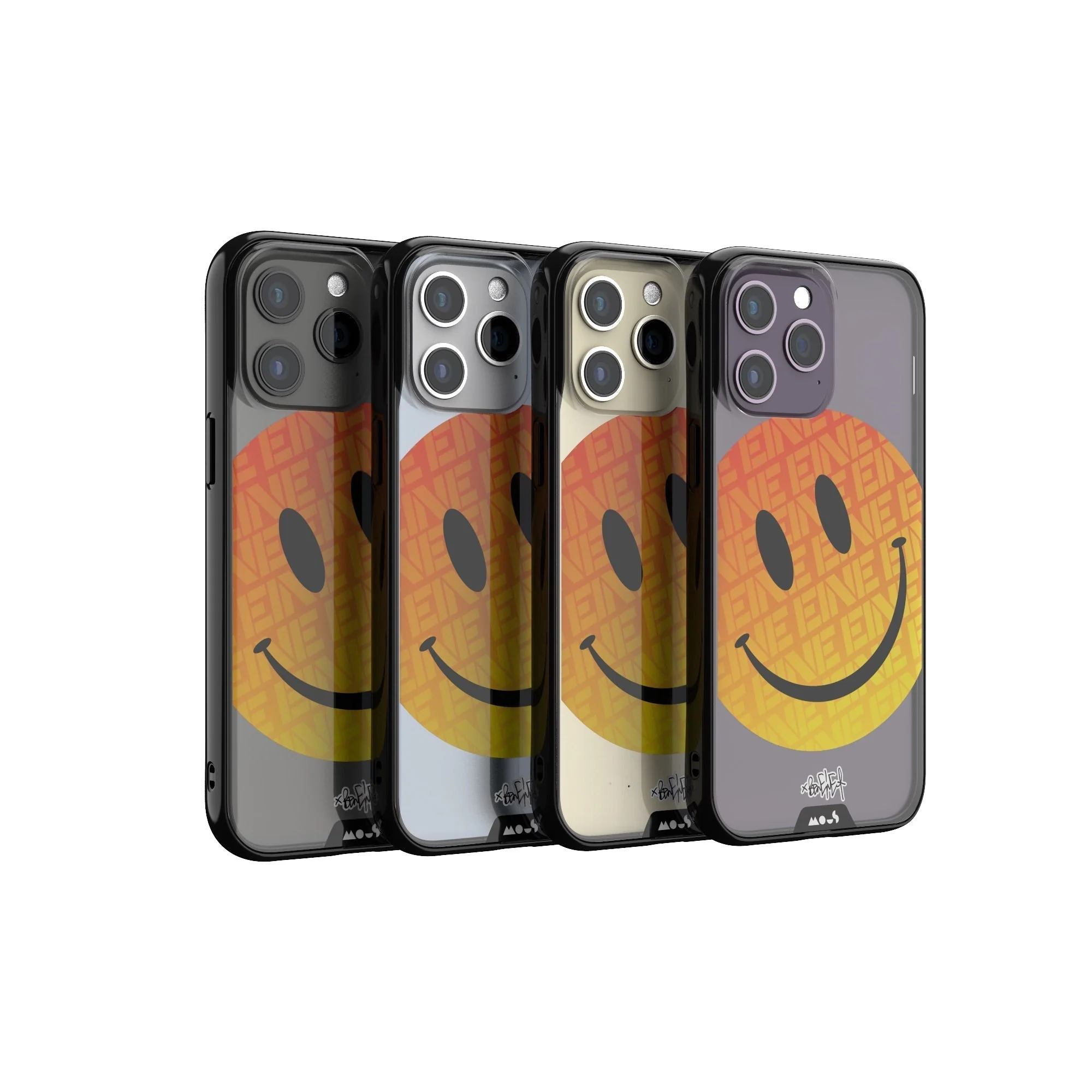Orange Smiley Protective Phone Case - Ben Eine - Image 29