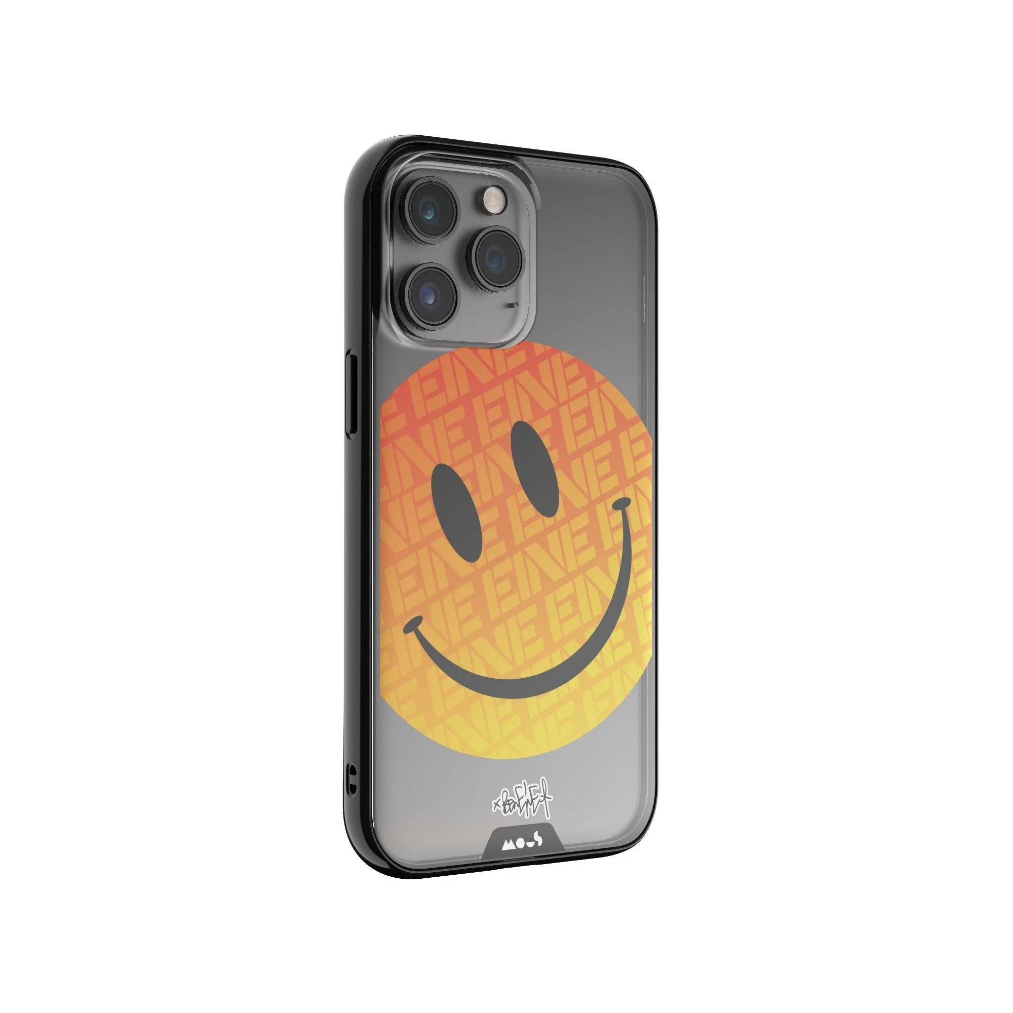 Orange Smiley Protective Phone Case - Ben Eine - Image 3