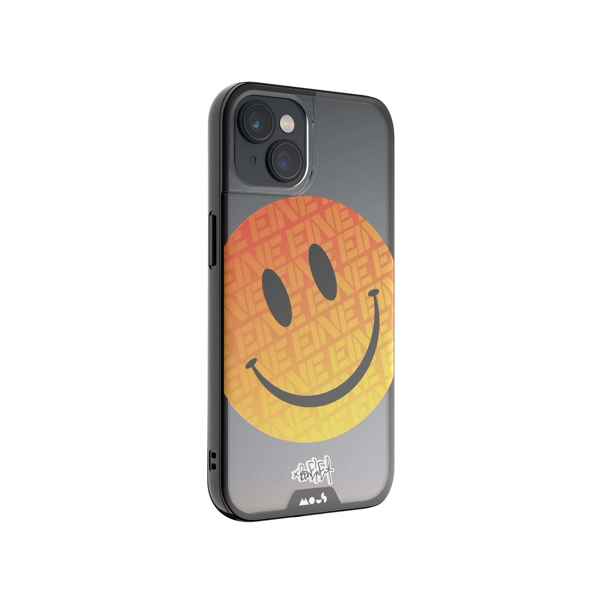 Orange Smiley Protective Phone Case - Ben Eine - Image 4