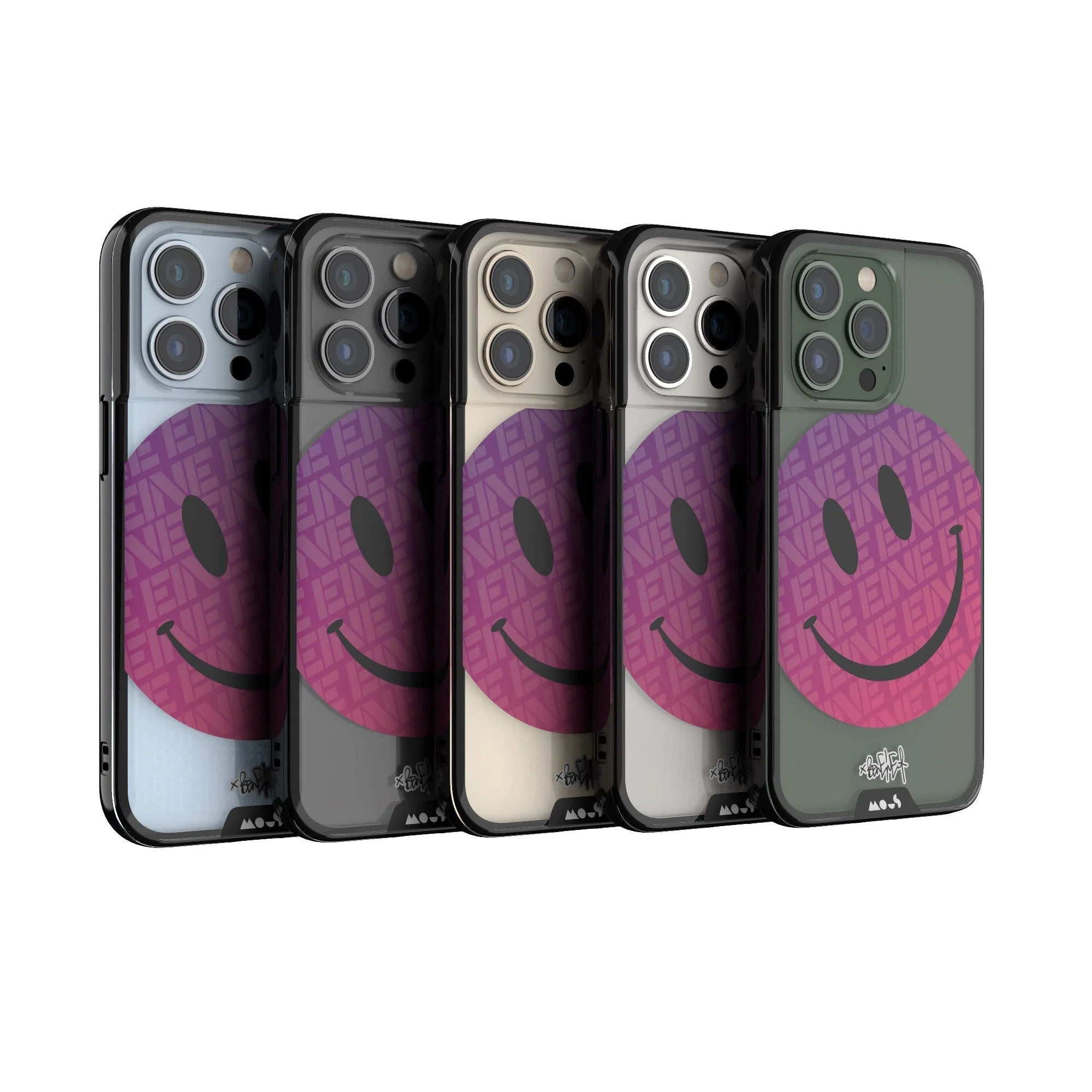 Pink Smiley Protective Phone Case - Ben Eine - Image 29