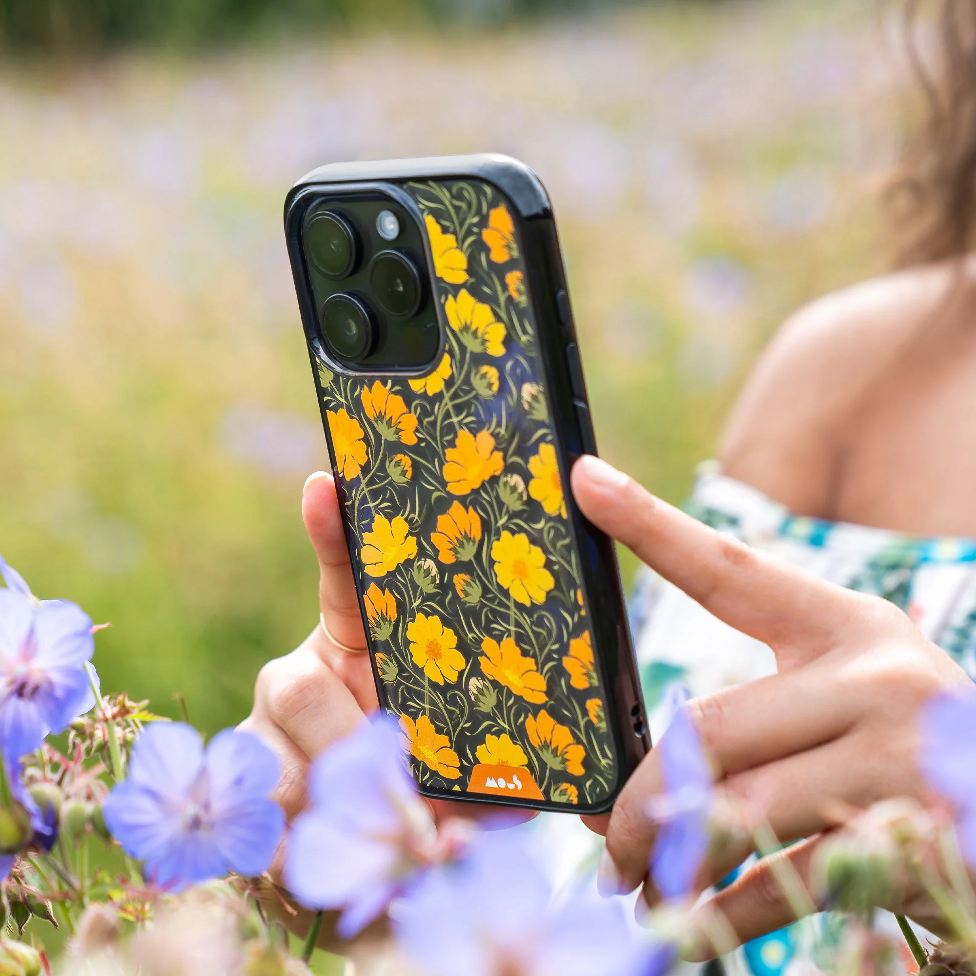 Cosmos Orange Protective Phone Case - Flowers - Image 11