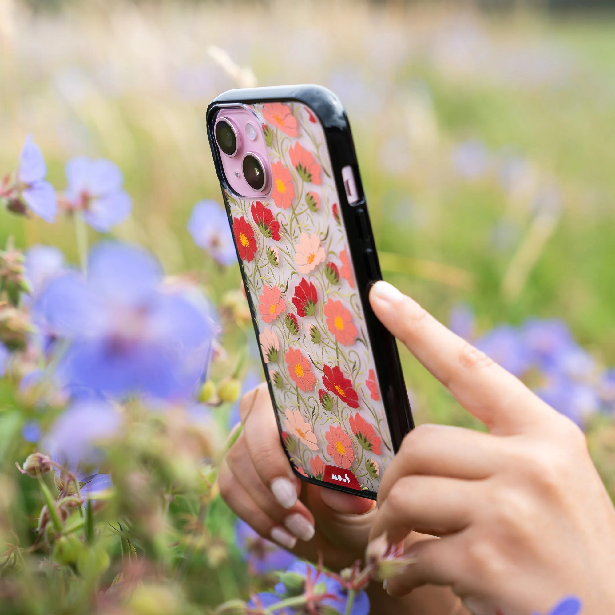 Cosmos Pink Protective Phone Case - Flowers - Image 10
