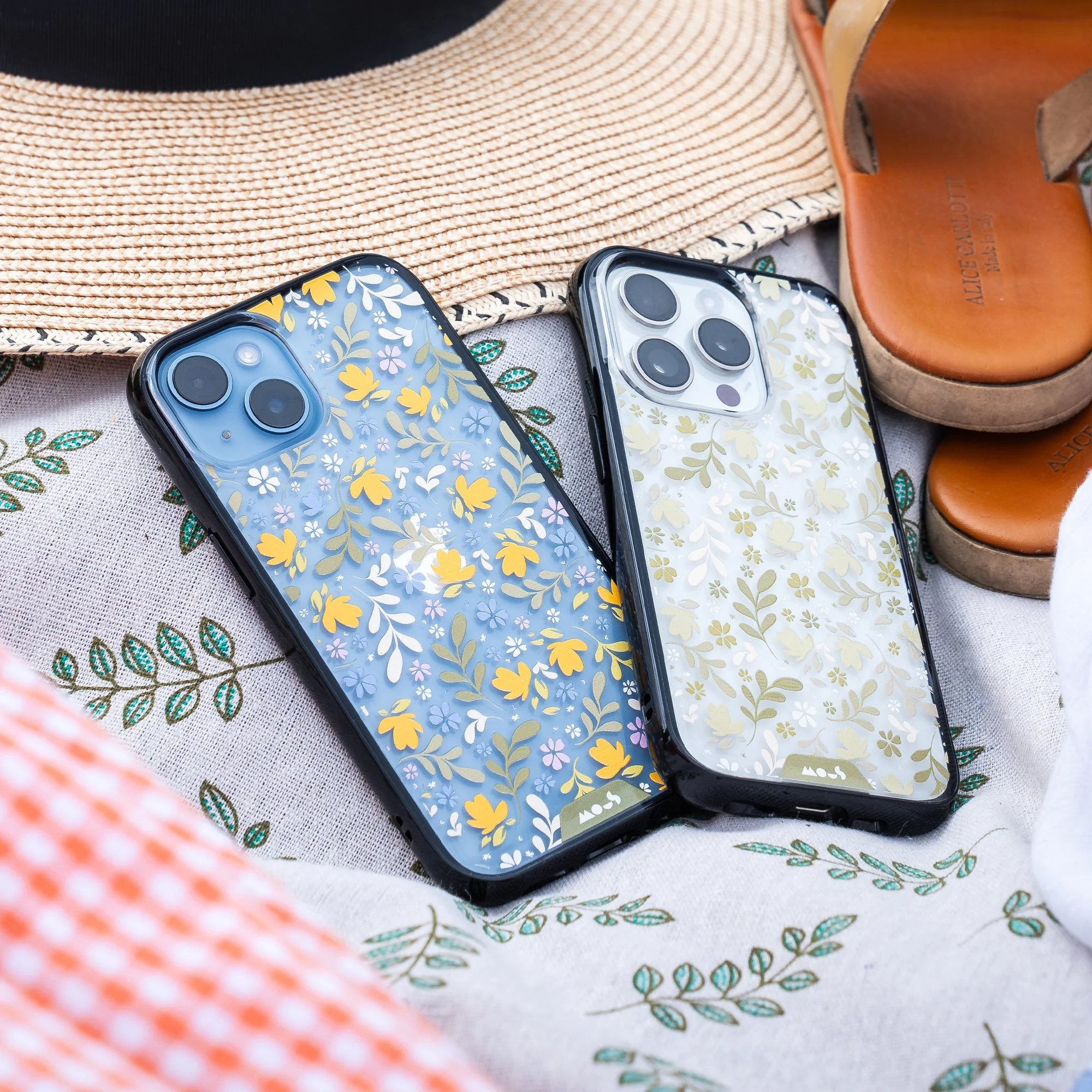 Ditsy Green Protective Phone Case - Flowers - Image 8