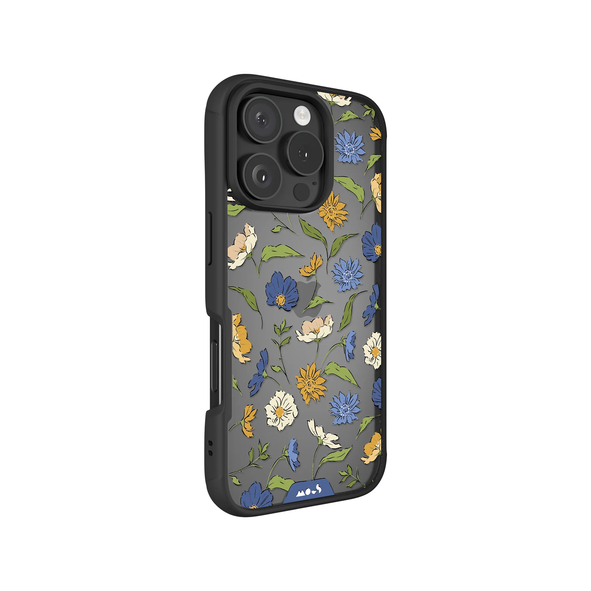 Floral Blue Protective Phone Case - Flowers - Image 10