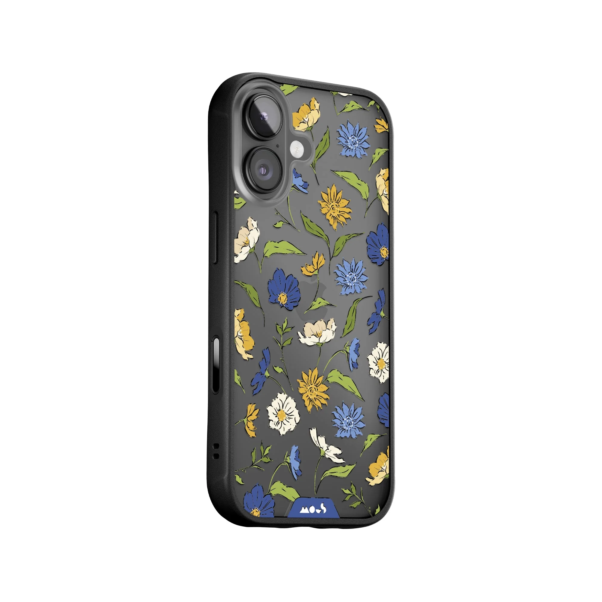 Floral Blue Protective Phone Case - Flowers - Image 15