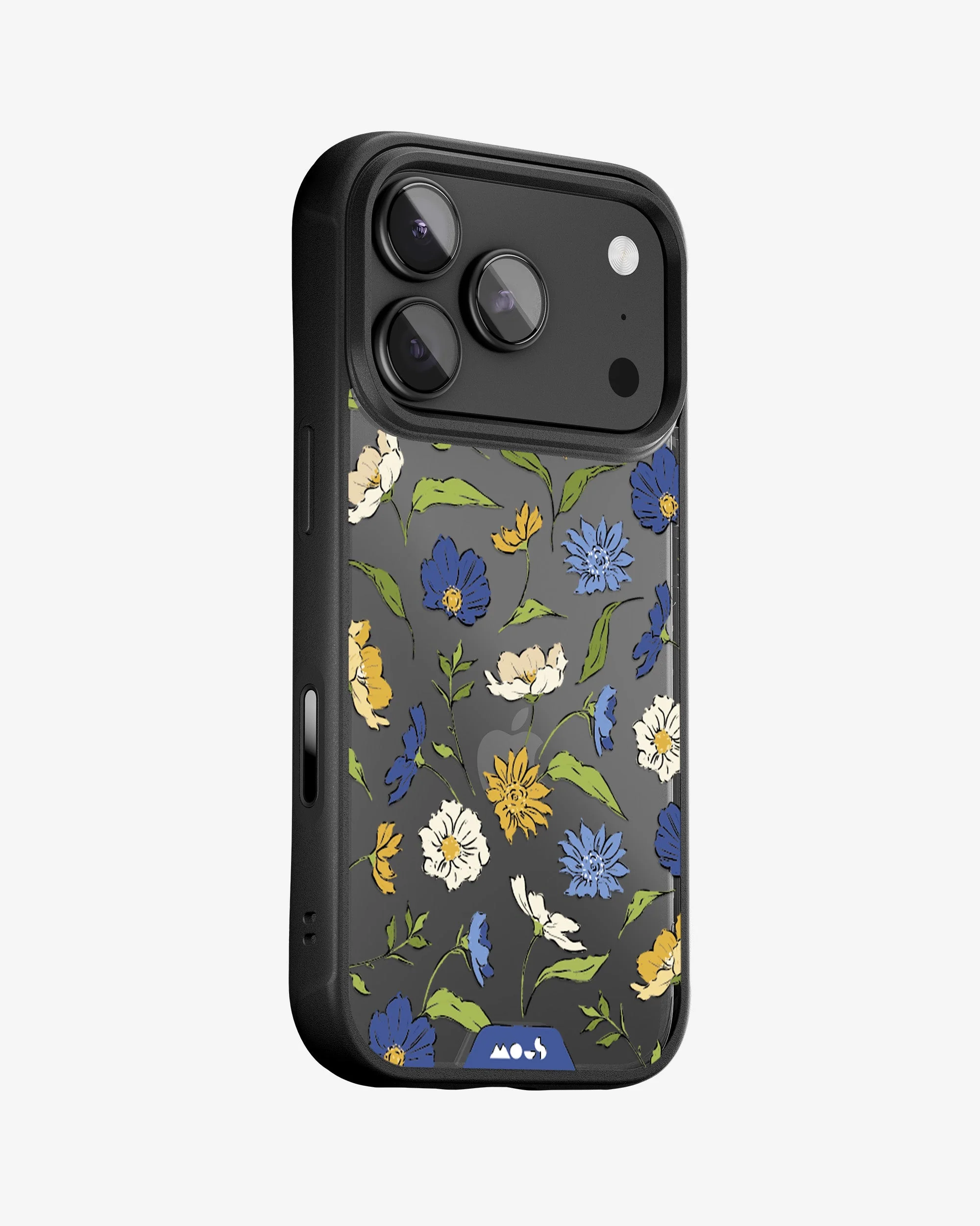 Floral Blue Protective Phone Case - Flowers - Image 7