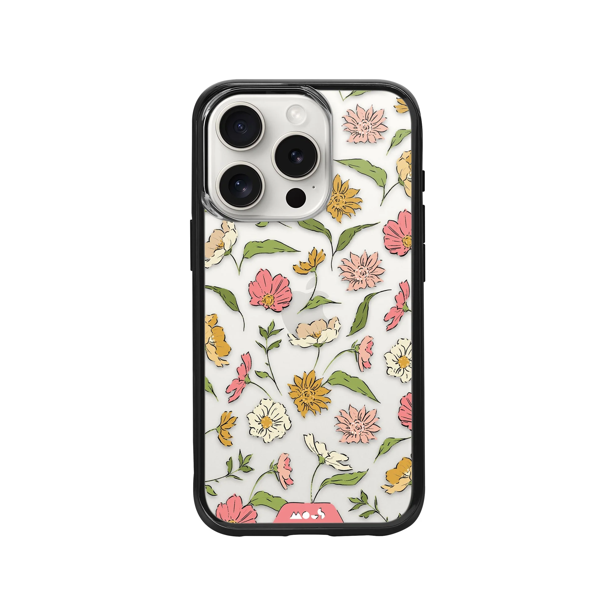 Floral Pink Protective Phone Case - Flowers - Image 3