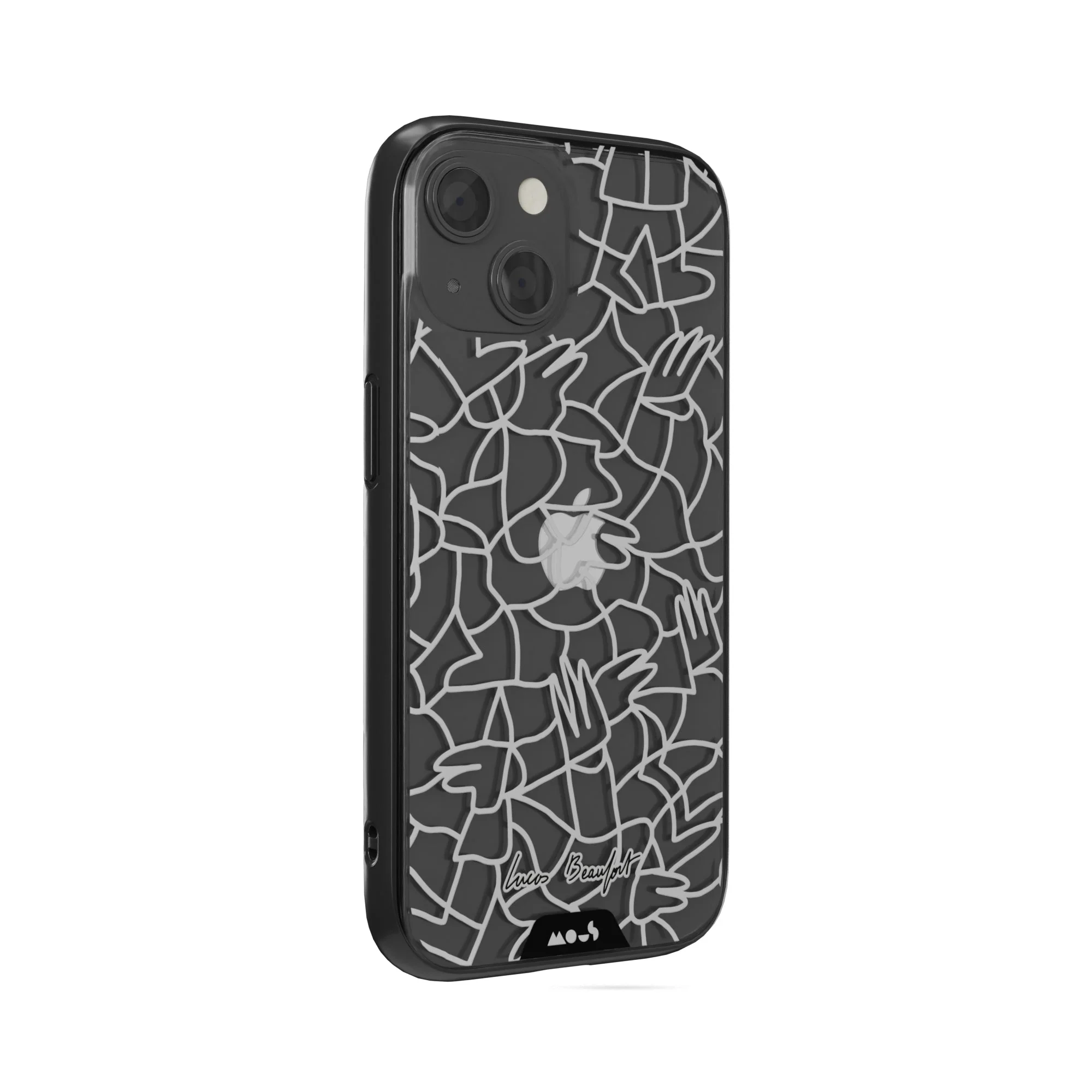 White Protective Phone Case - Lucas Beaufort - Image 2