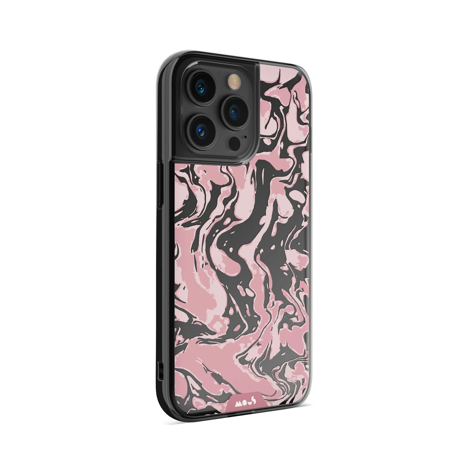 Dusky Pink Protective Phone Case - Marbled - Image 3