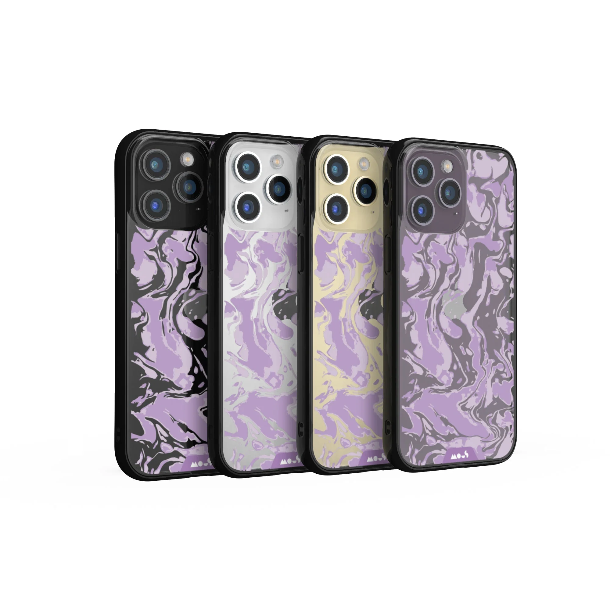 Lilac Protective Phone Case - Marbled - Image 27