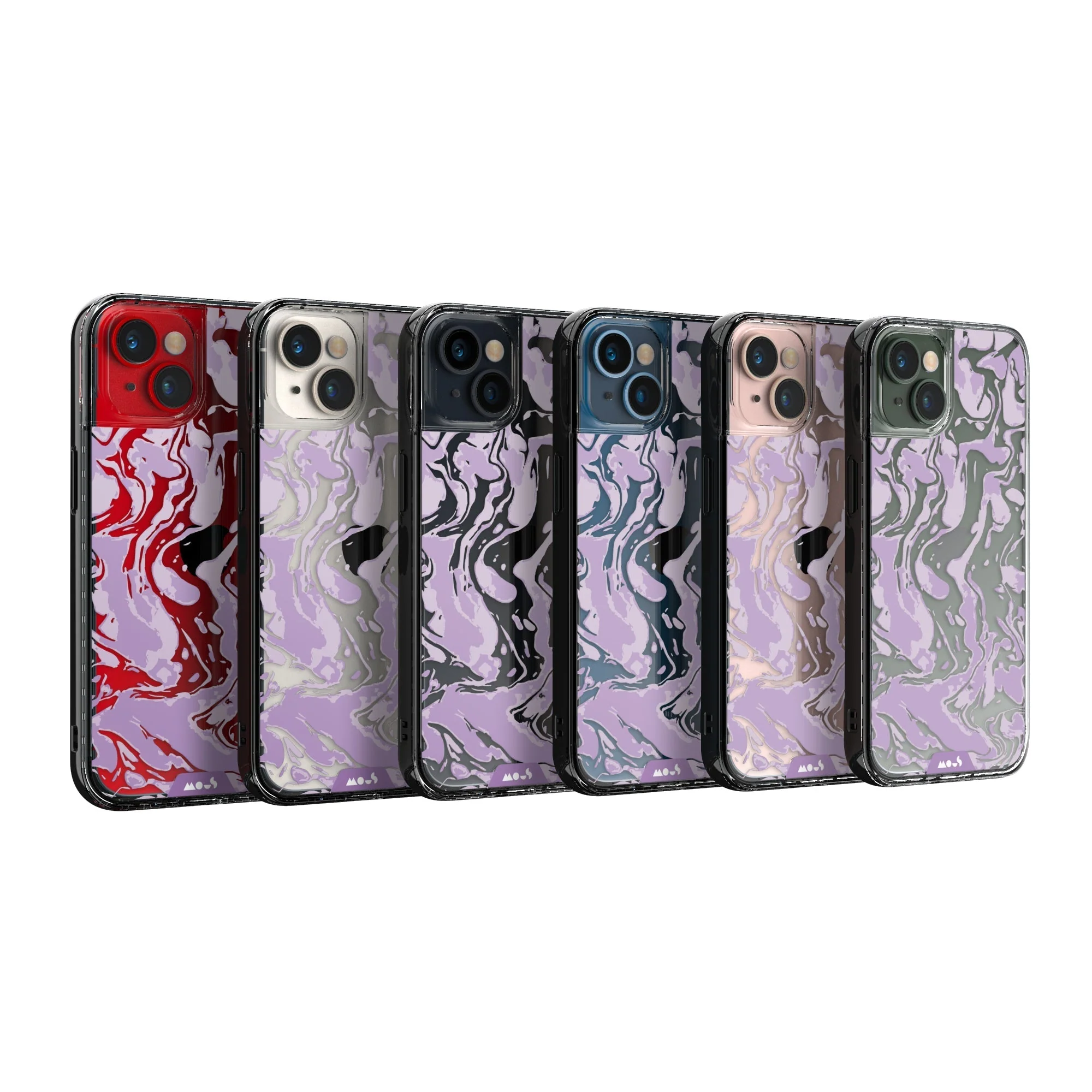 Lilac Protective Phone Case - Marbled - Image 30