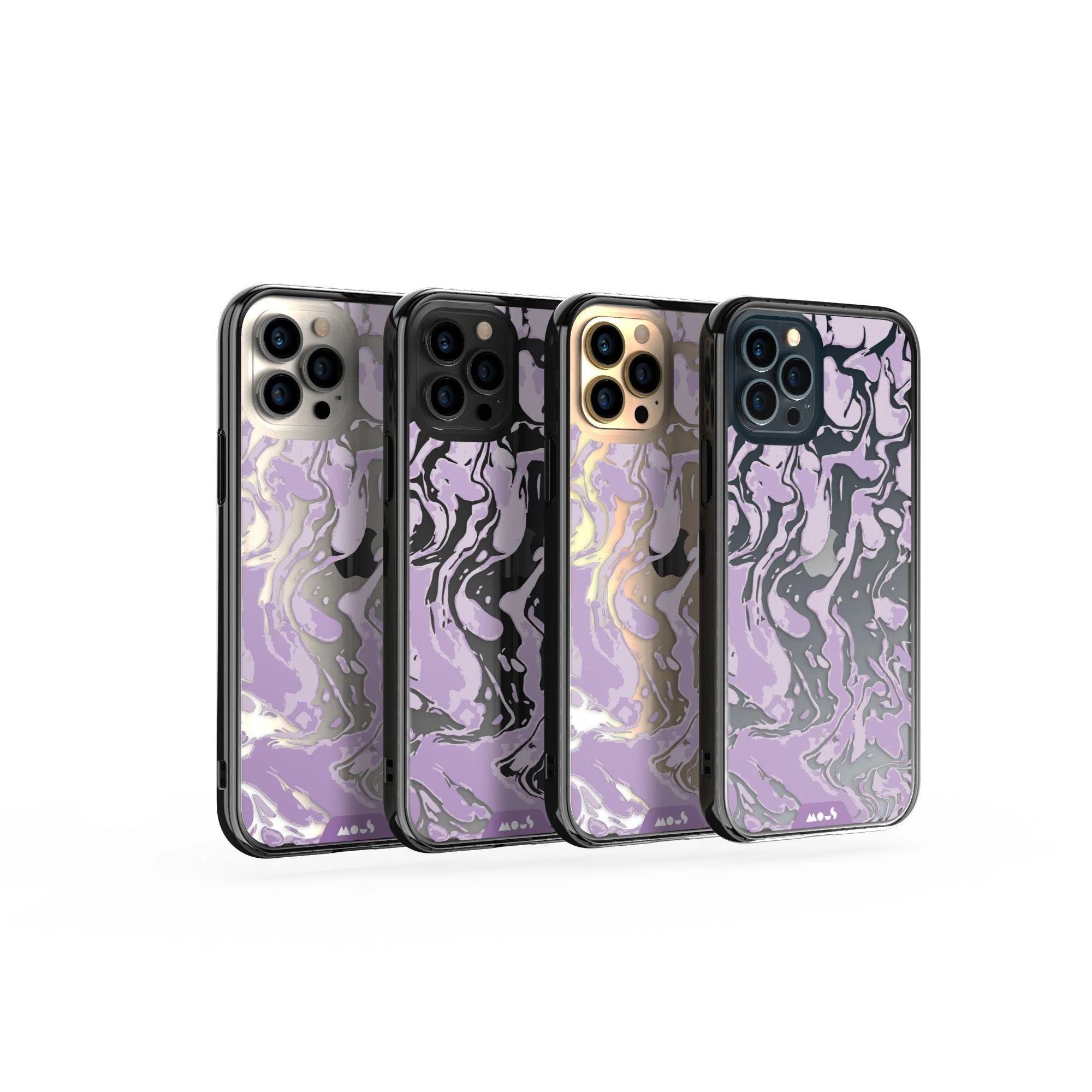 Lilac Protective Phone Case - Marbled - Image 31