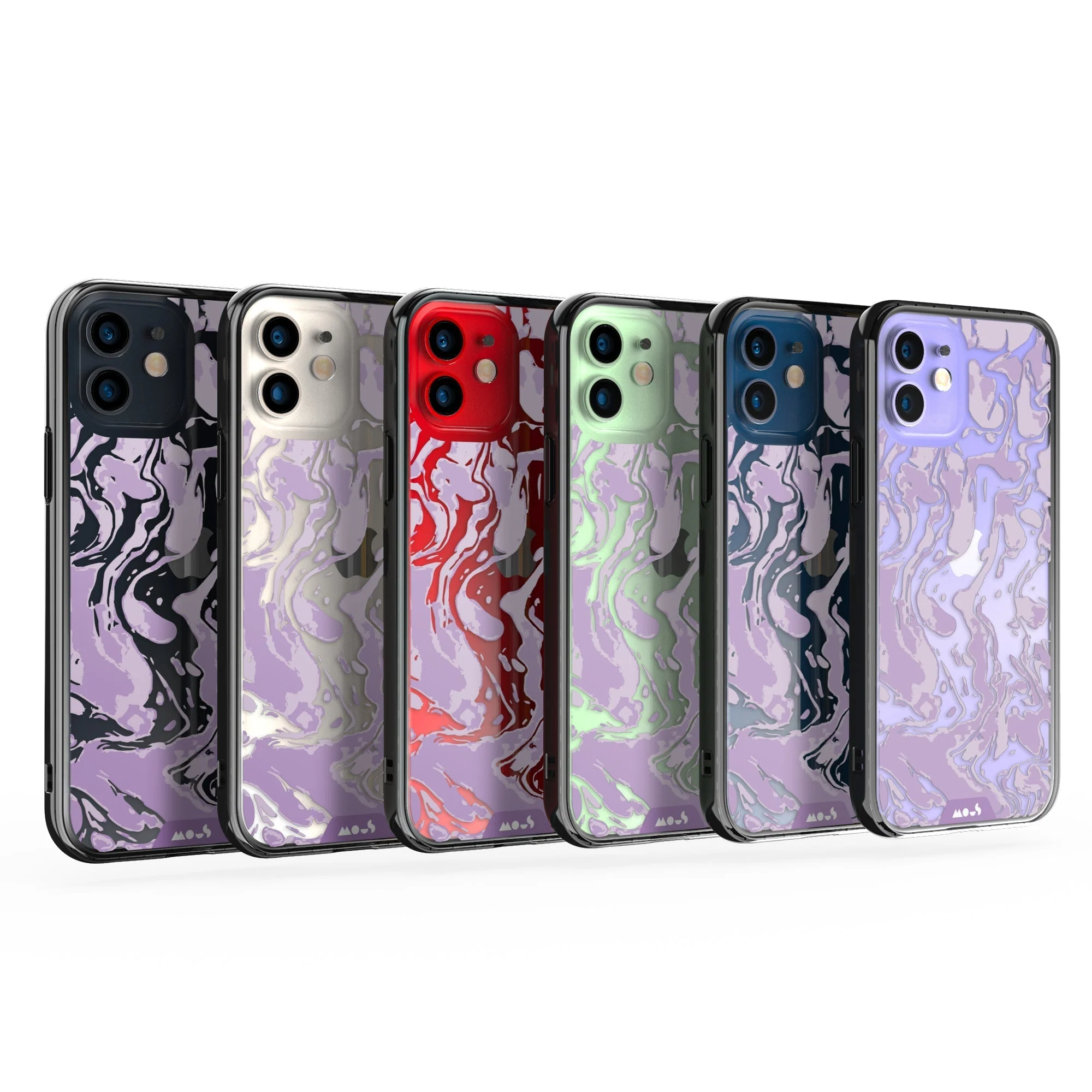 Lilac Protective Phone Case - Marbled - Image 32
