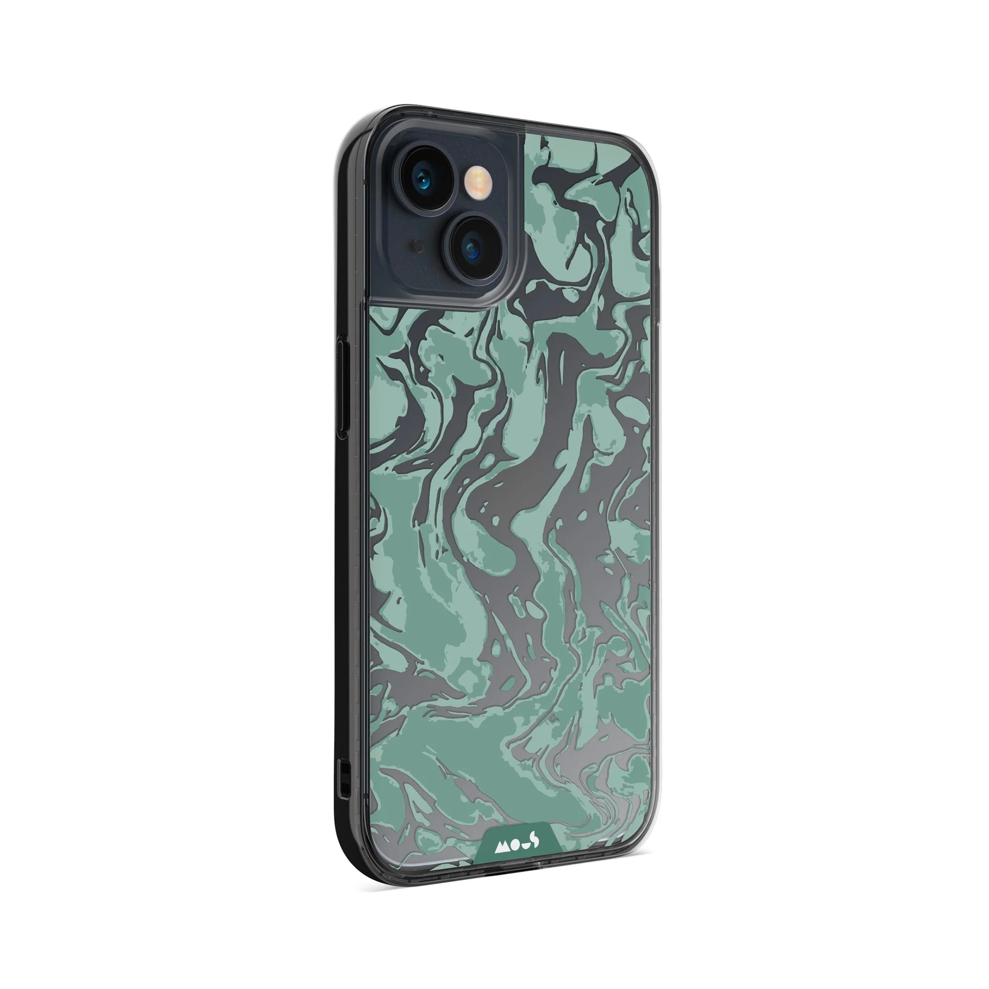 Sage Green Protective Phone Case - Marbled - Image 4