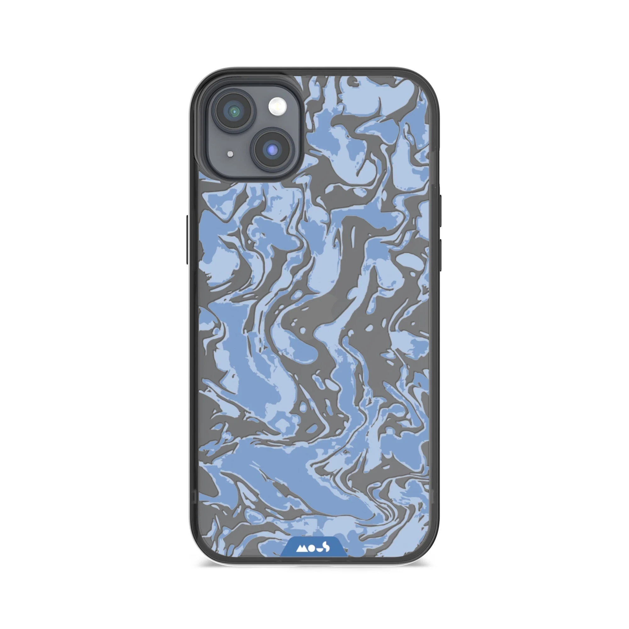 Sky Blue Protective Phone Case - Marbled - Image 17