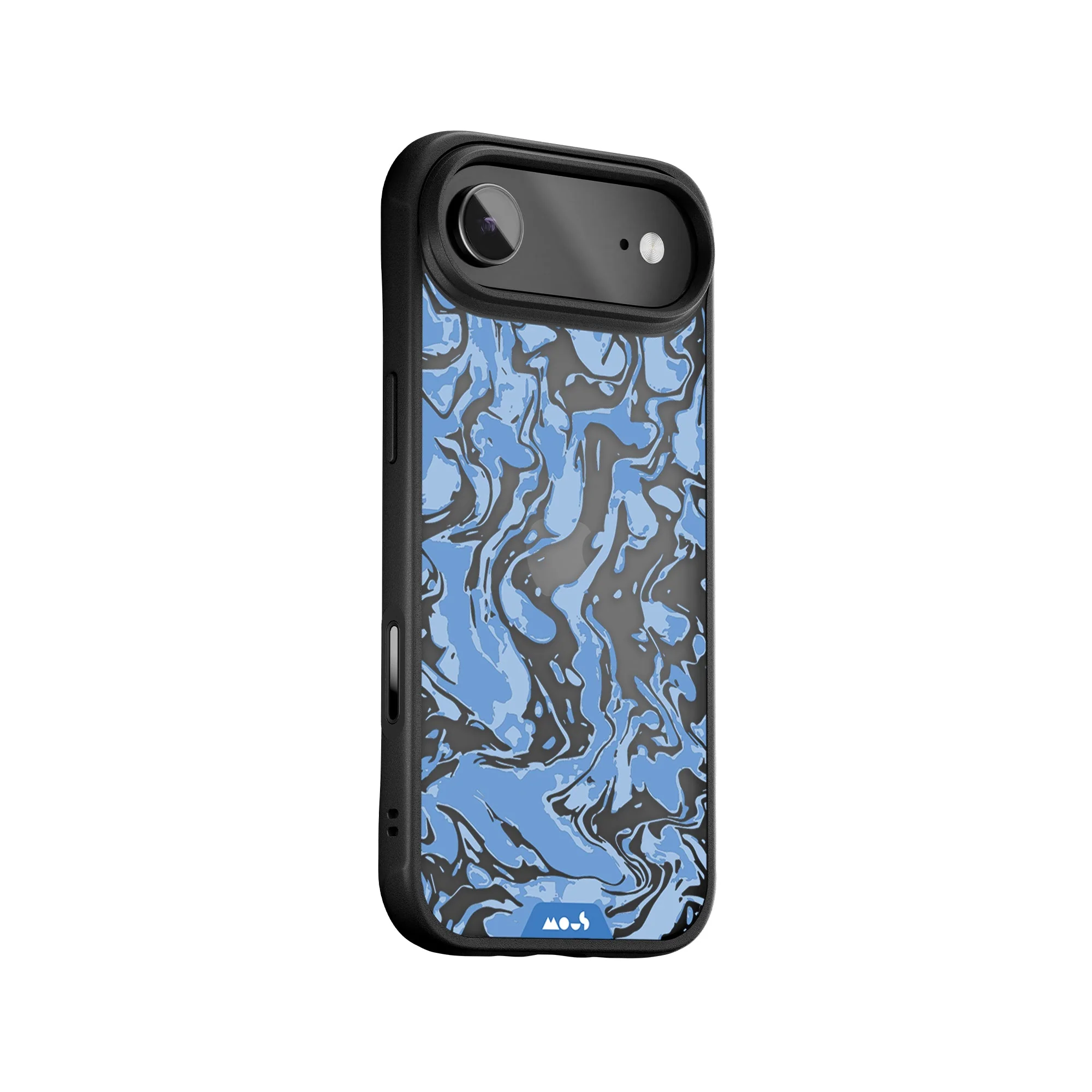 Sky Blue Protective Phone Case - Marbled - Image 37