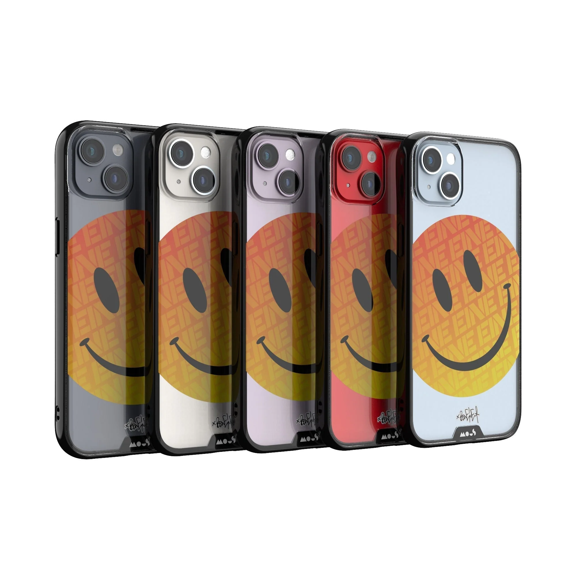 Orange Smiley Protective Phone Case - Ben Eine MagSafe - Image 11