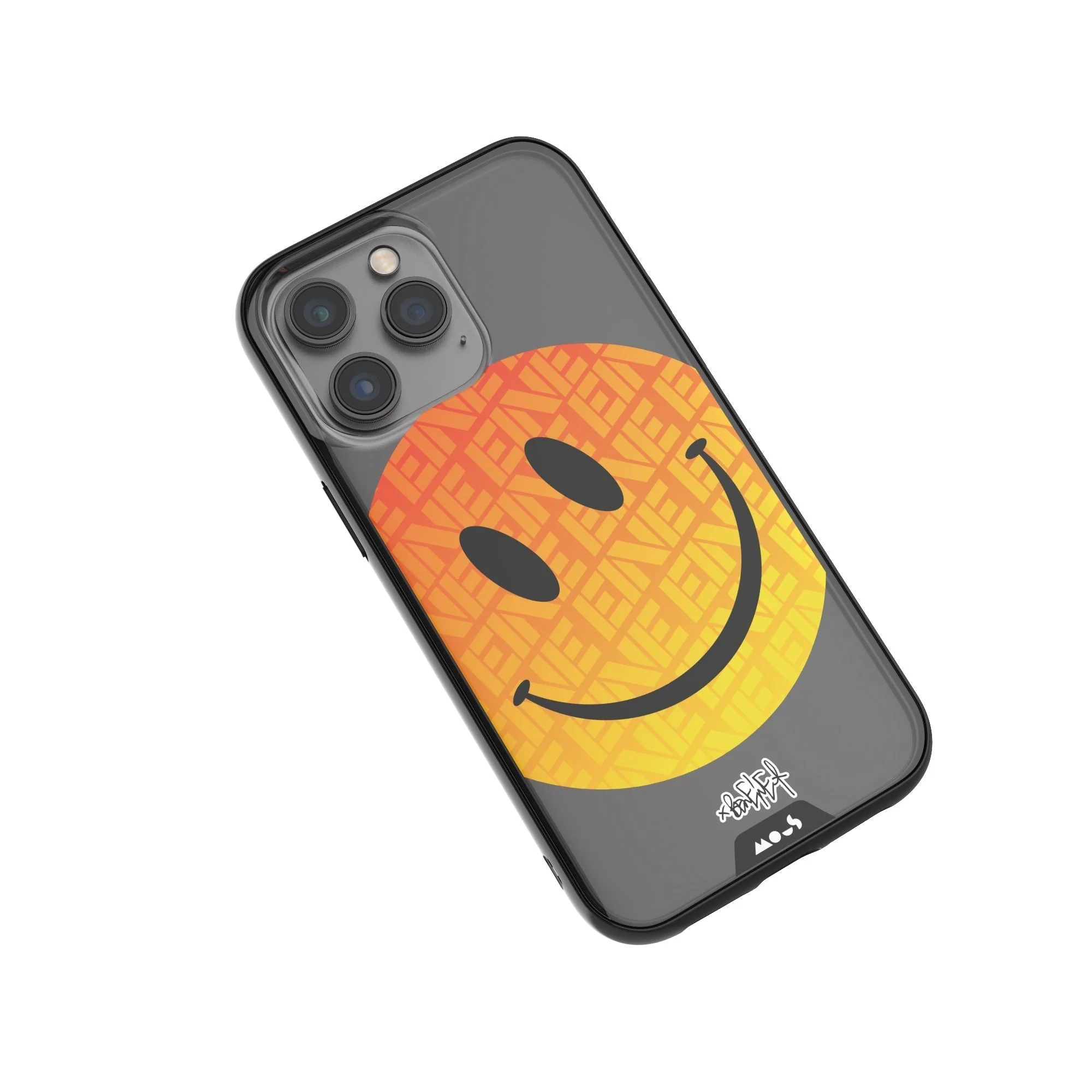 Orange Smiley Protective Phone Case - Ben Eine MagSafe - Image 3