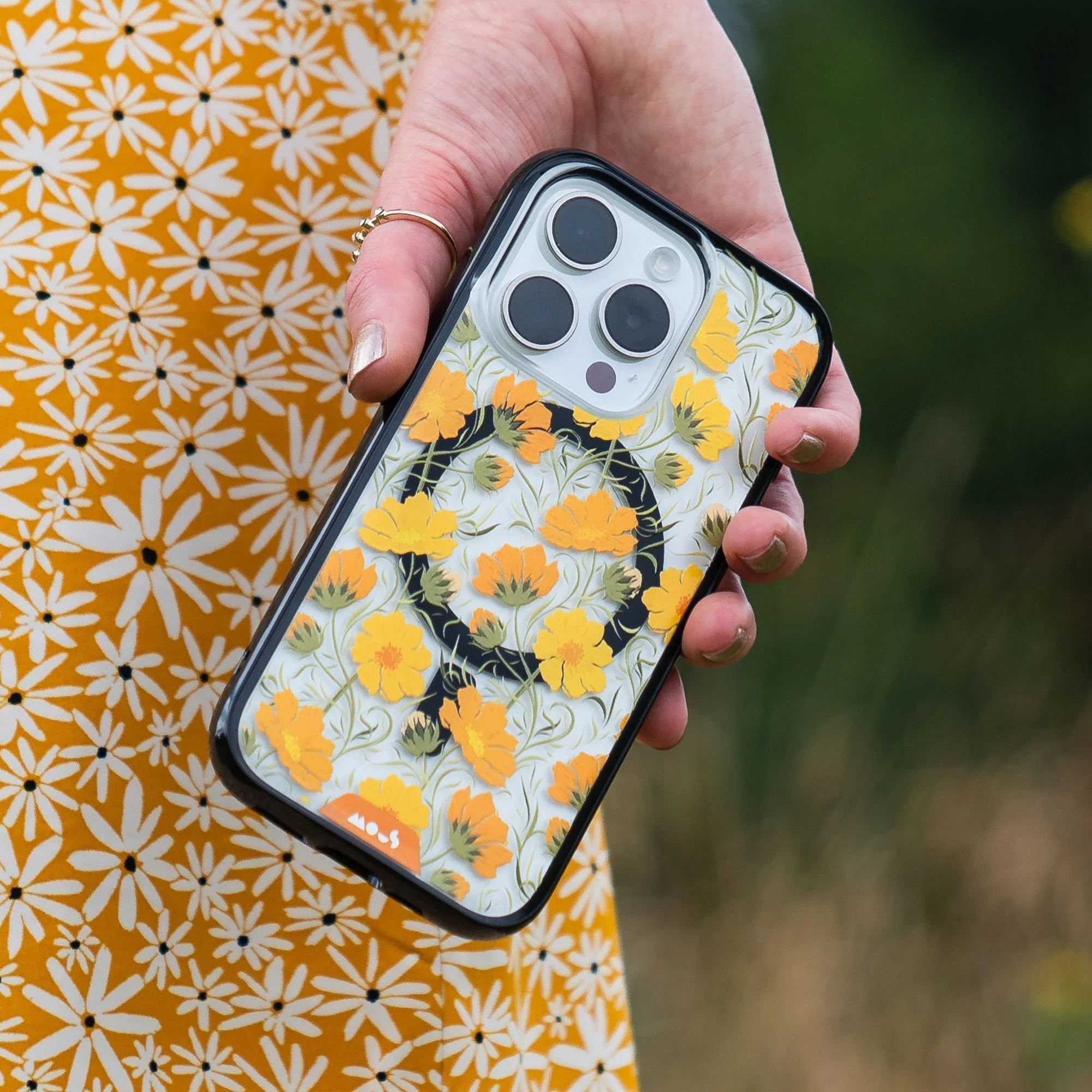 Cosmos Orange Protective Phone Case - Flowers MagSafe - Image 9