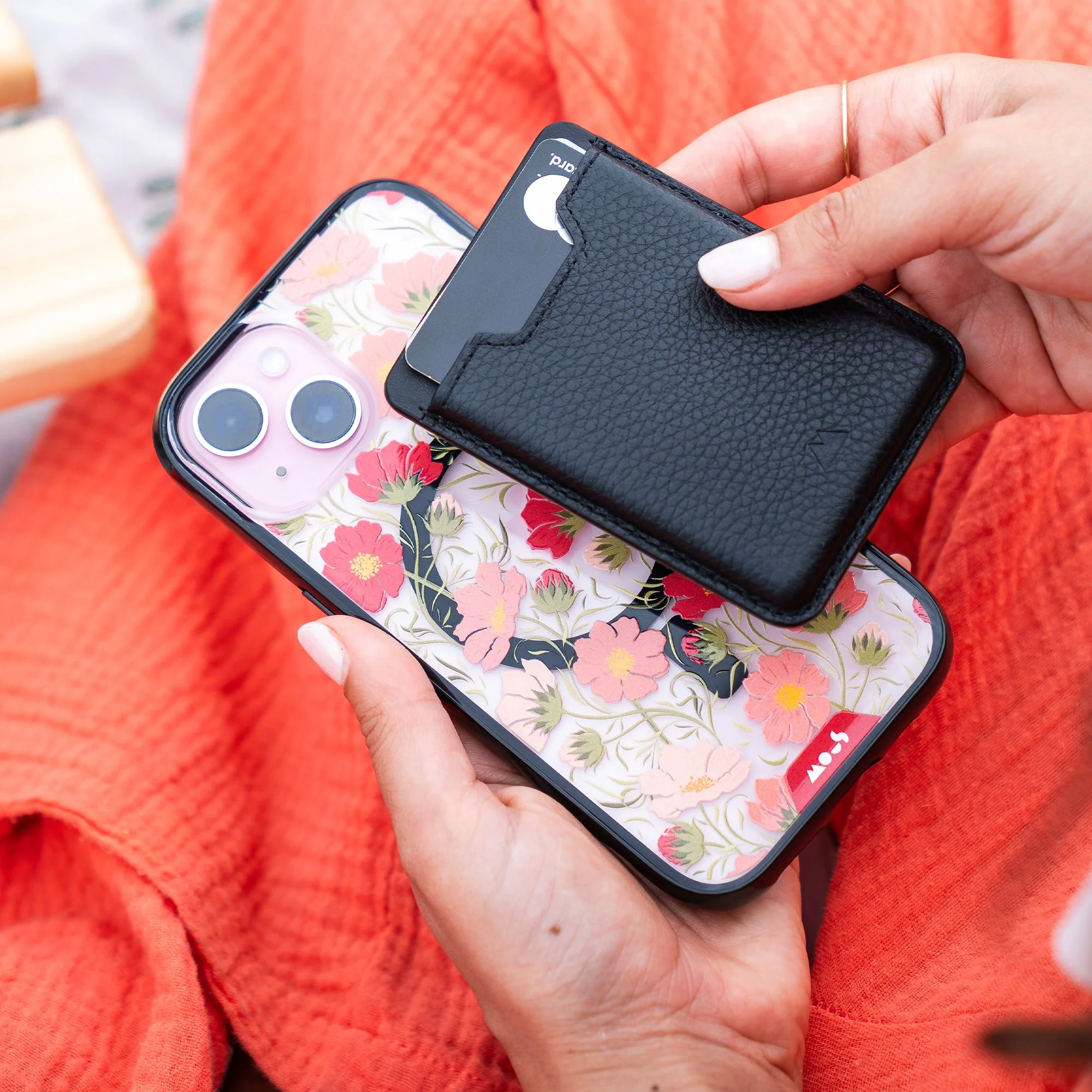 Cosmos Pink Protective Phone Case - Flowers MagSafe - Image 10