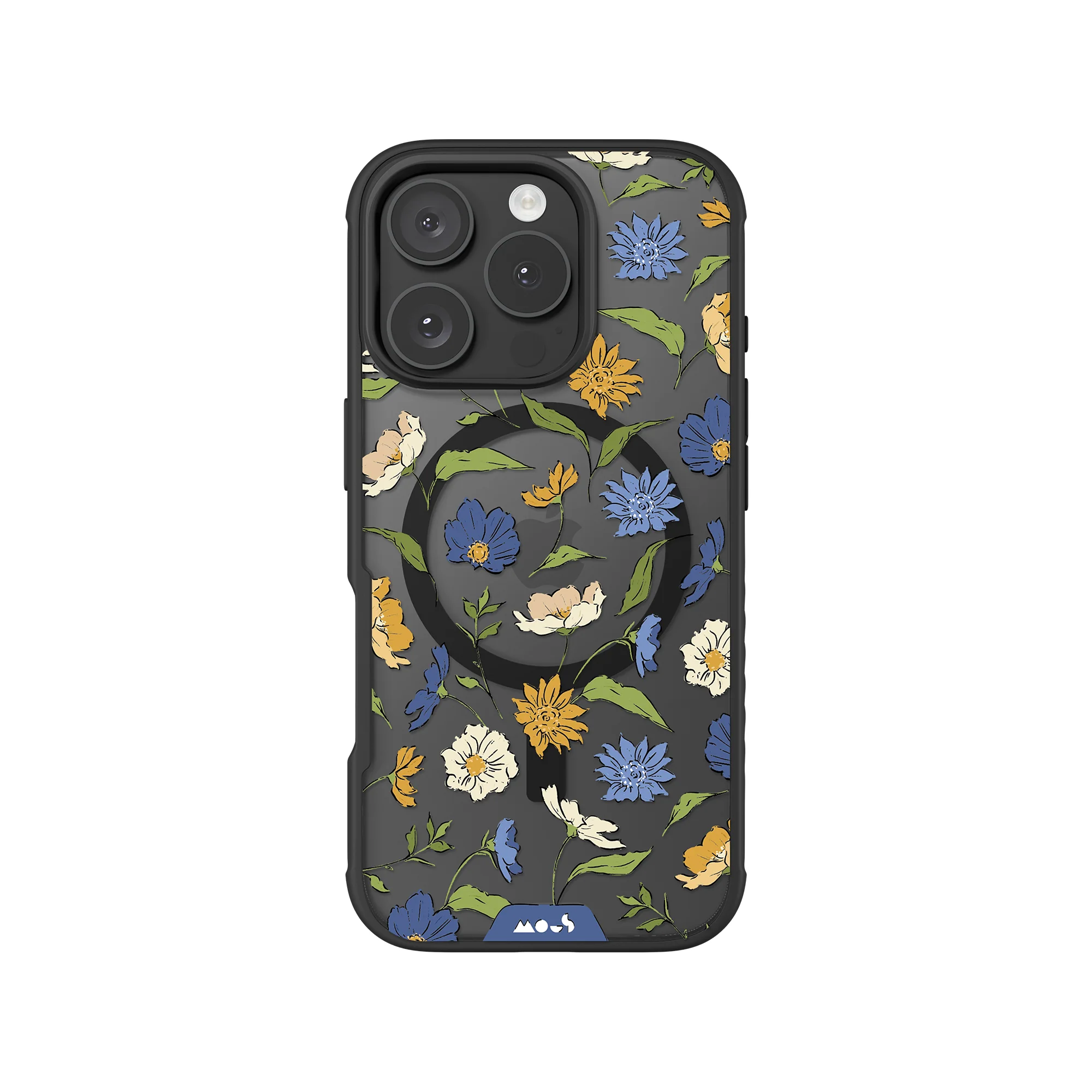 Floral Blue Protective Phone Case - Flowers MagSafe - Image 11