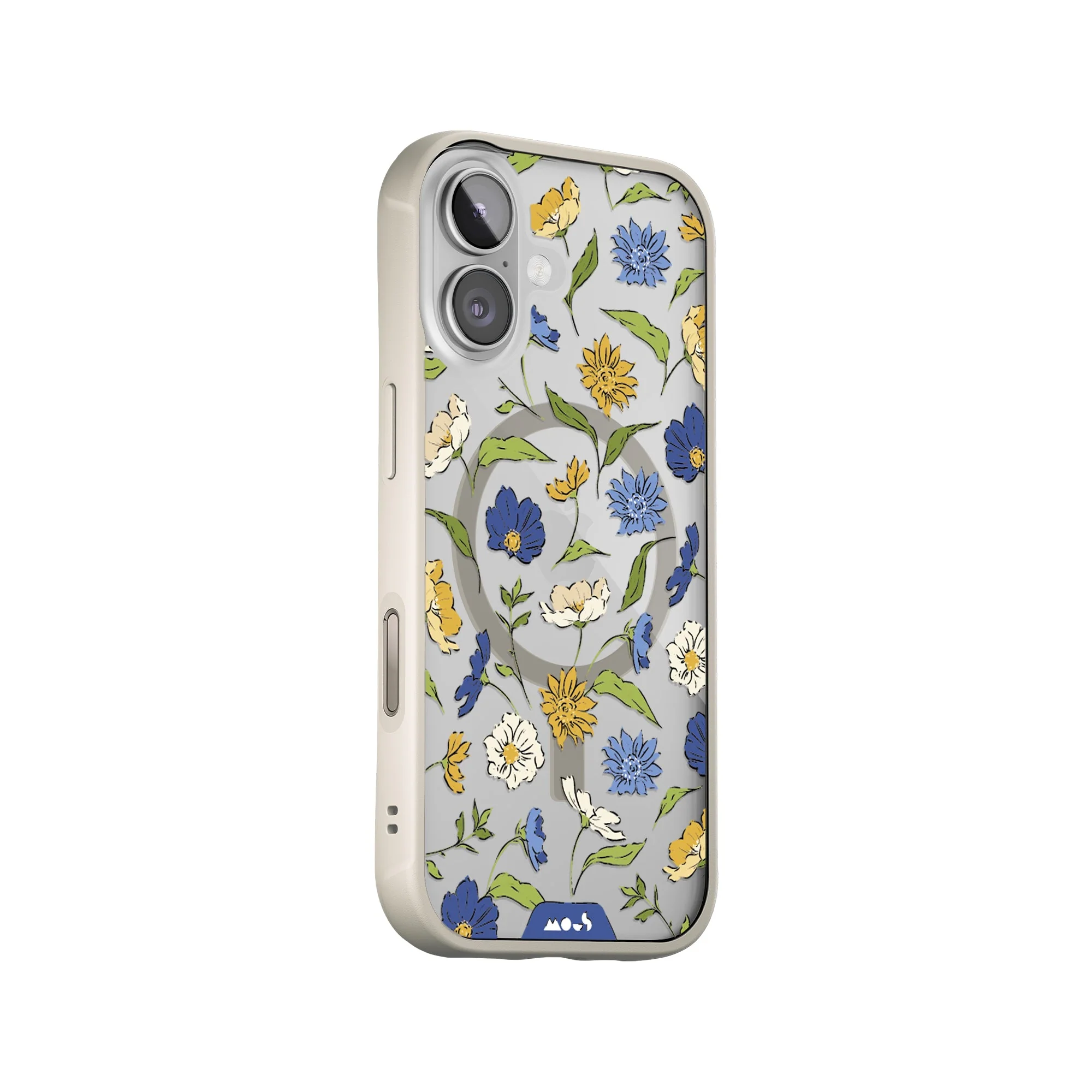 Floral Blue Protective Phone Case - Flowers MagSafe - Image 15