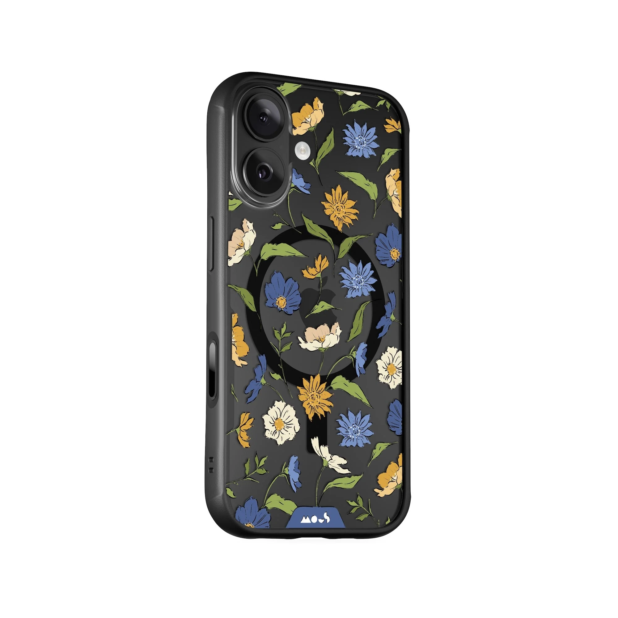 Floral Blue Protective Phone Case - Flowers MagSafe - Image 17