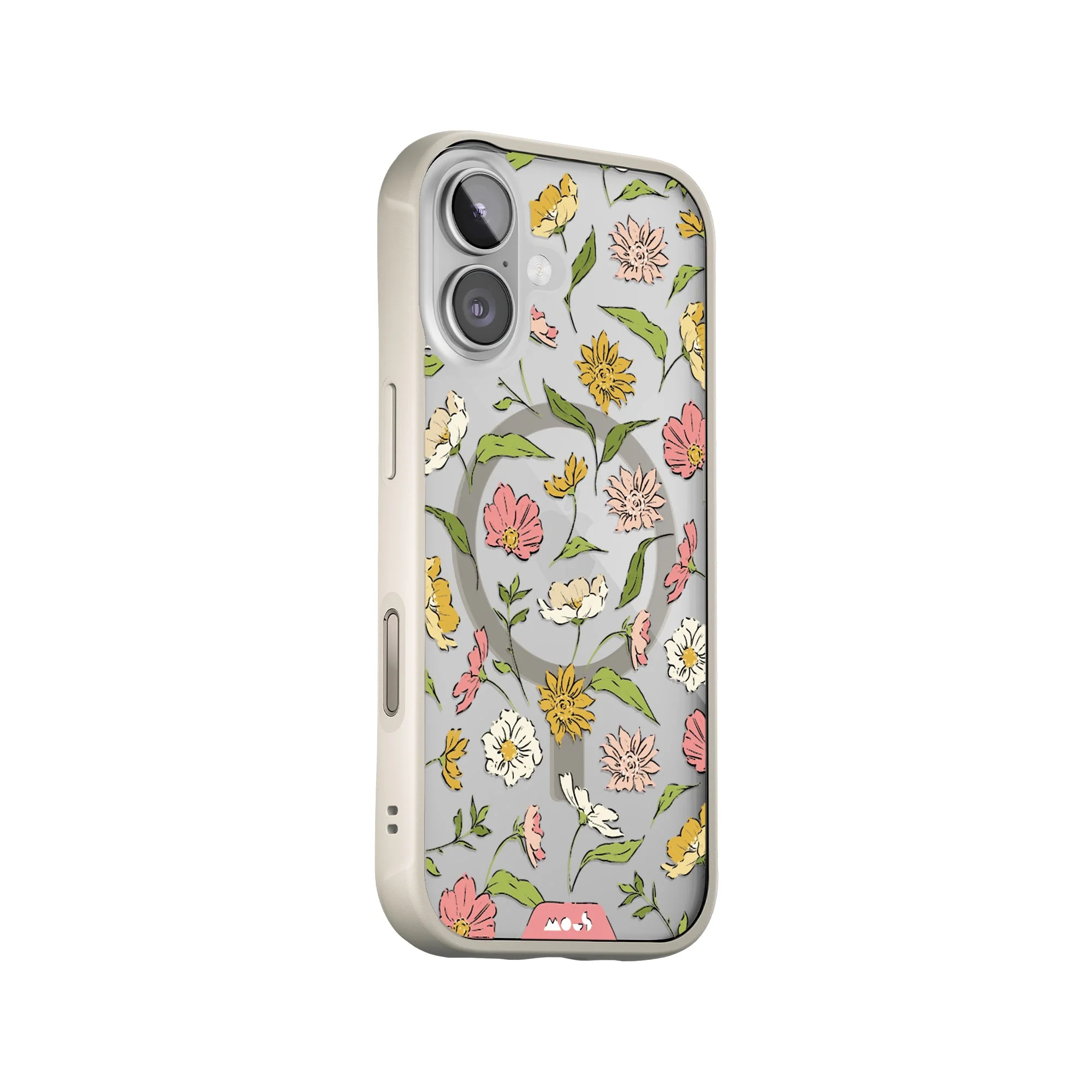 Floral Pink Protective Phone Case - Flowers MagSafe - Image 12