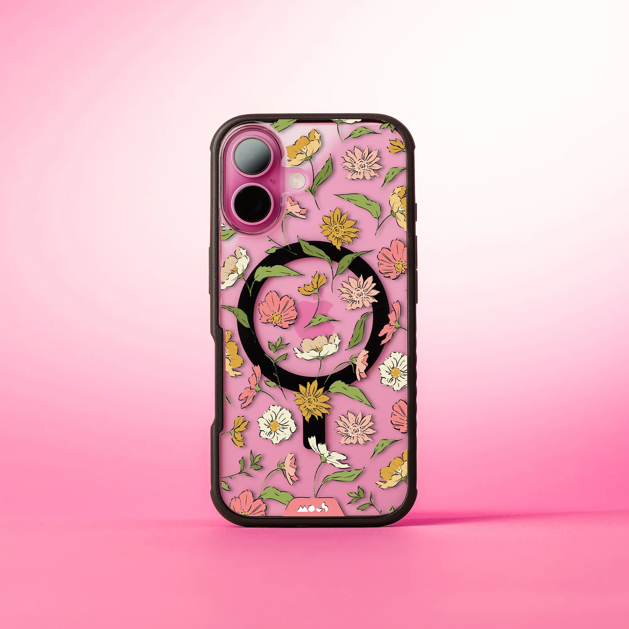 Floral Pink Protective Phone Case - Flowers MagSafe - Image 5