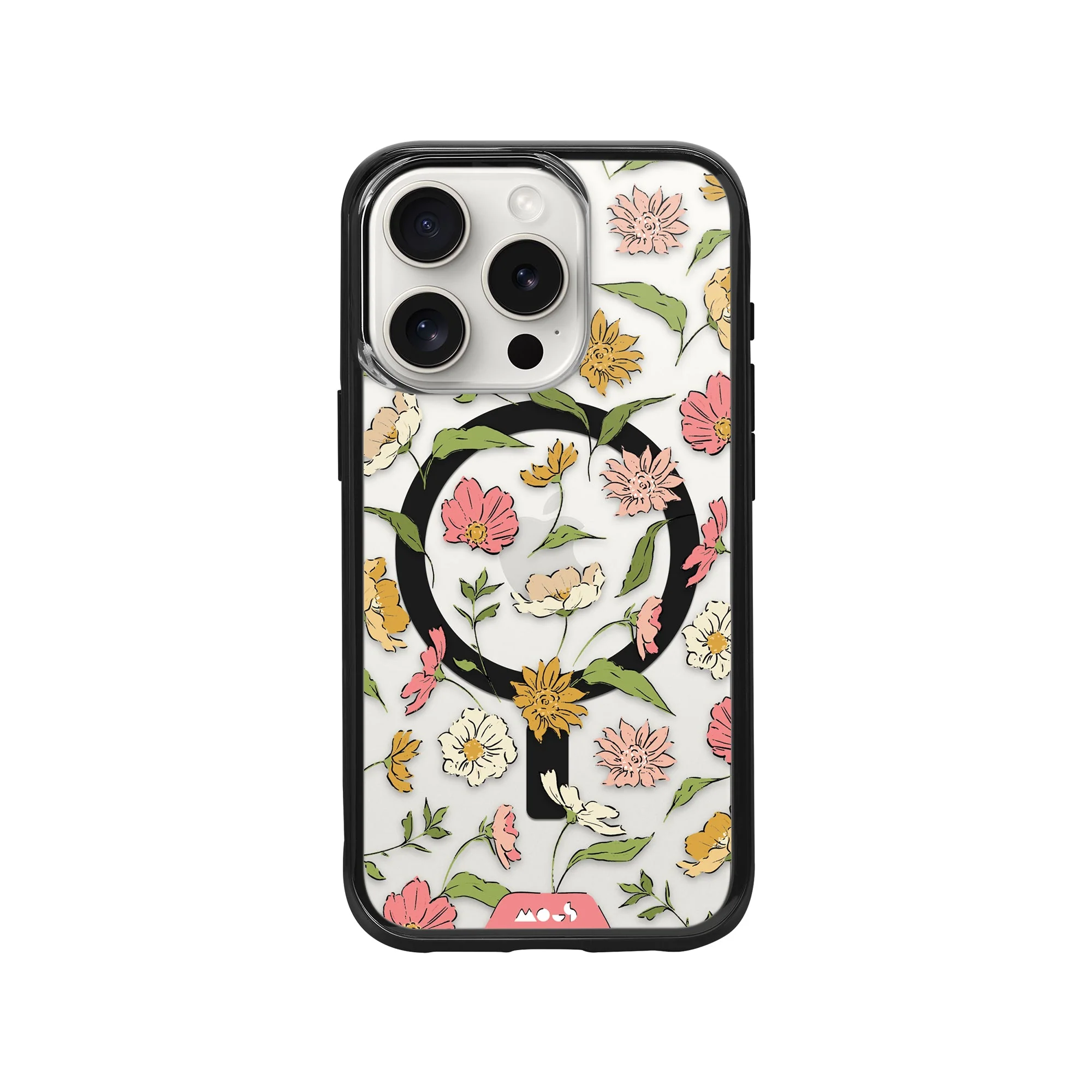 Floral Pink Protective Phone Case - Flowers MagSafe - Image 7