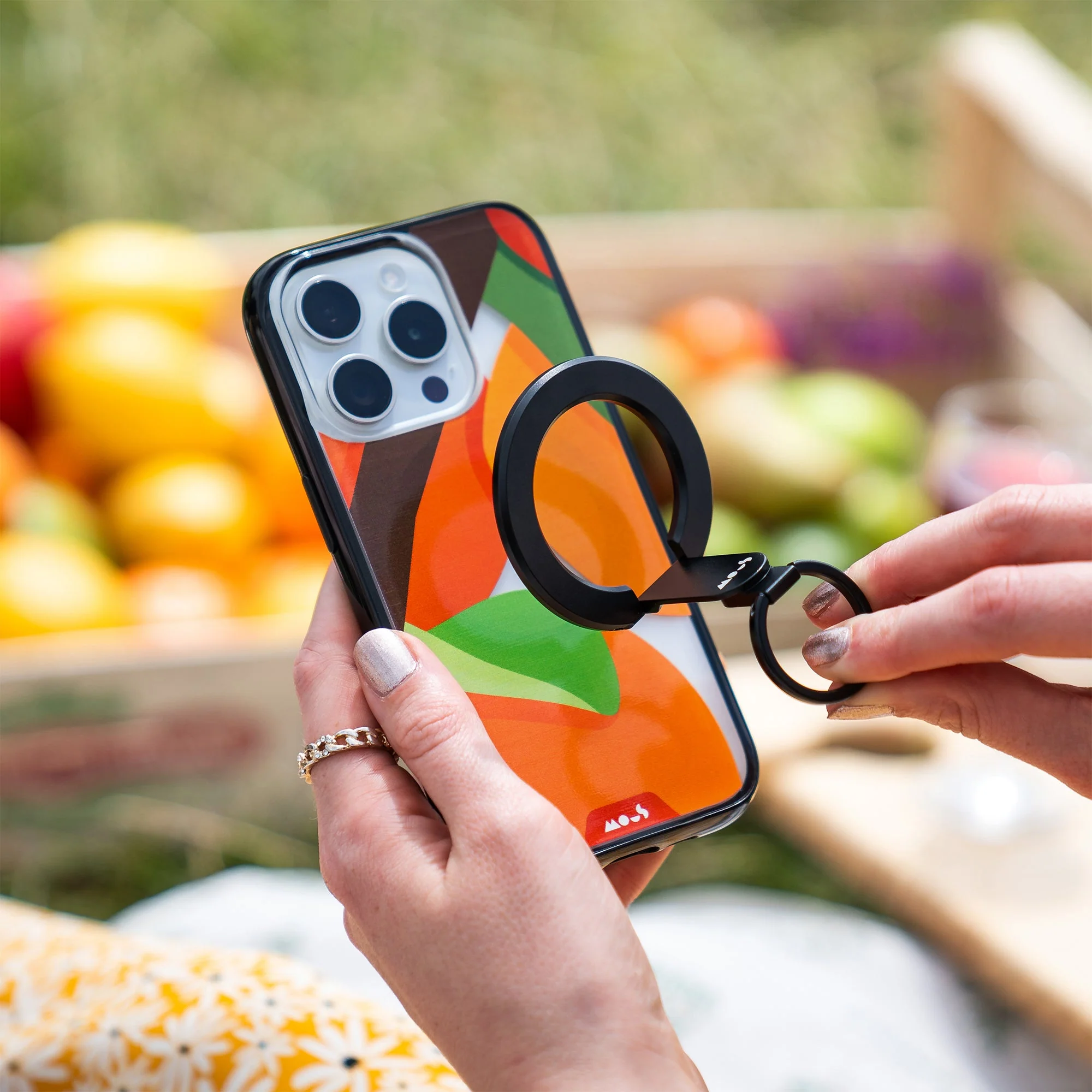 Orange Protective Phone Case - Fruits MagSafe - Image 2