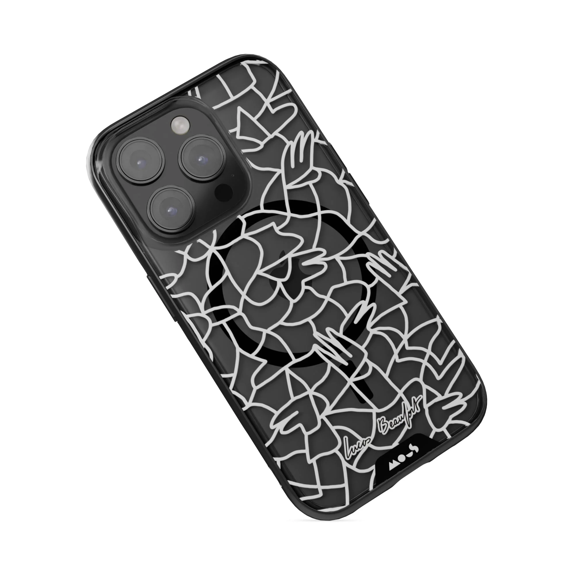 White Protective Phone Case - Lucas Beaufort MagSafe - Image 4