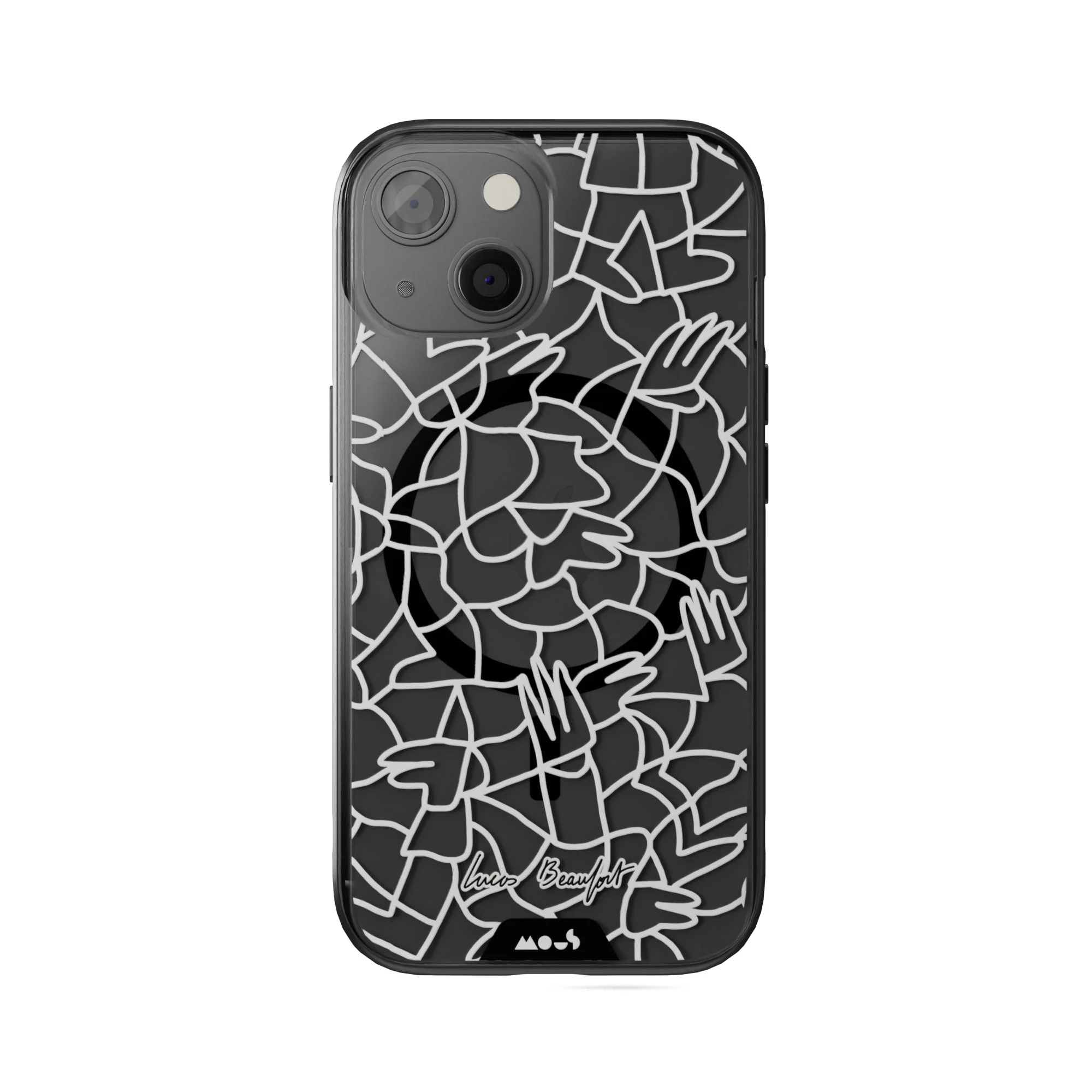 White Protective Phone Case - Lucas Beaufort MagSafe - Image 9
