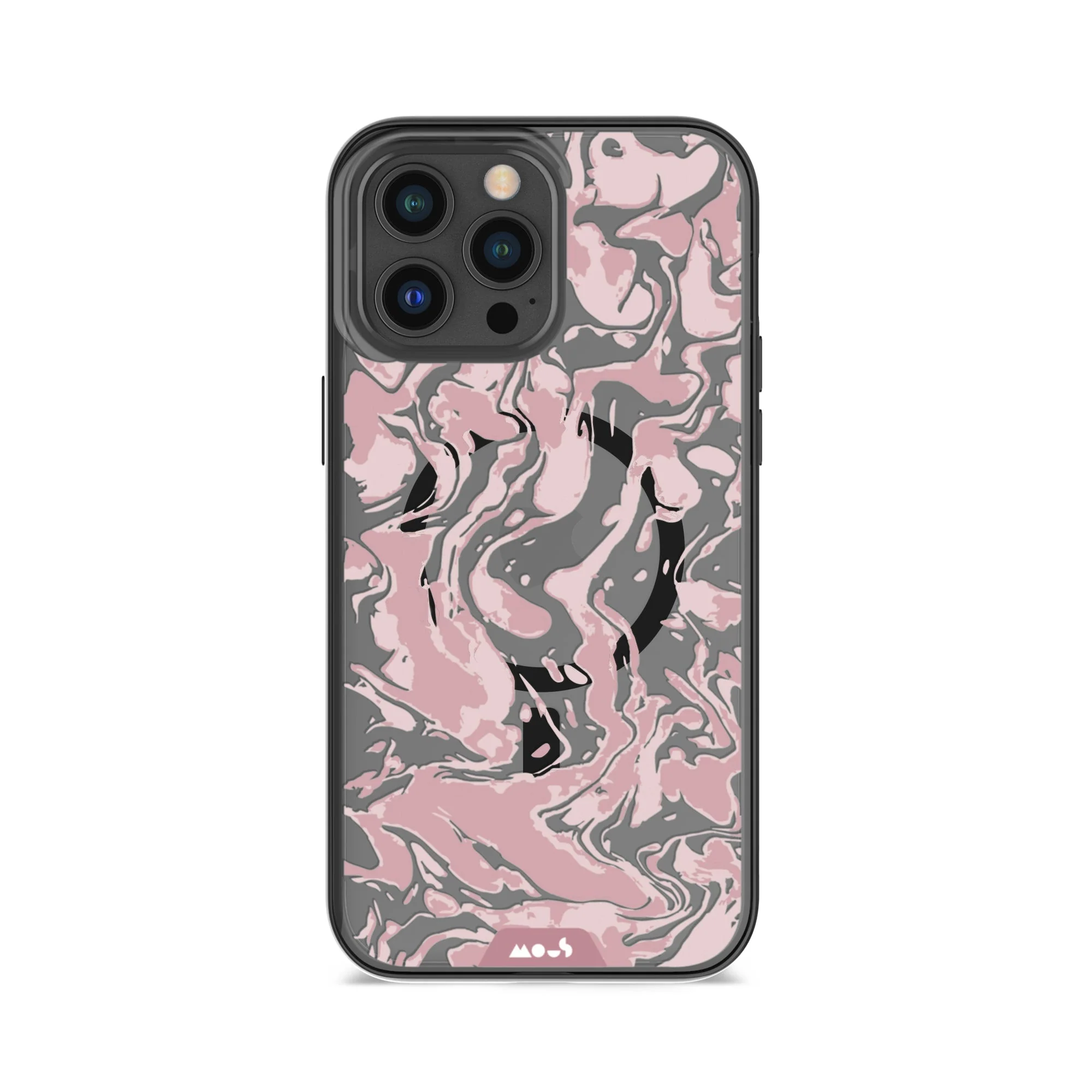 Dusky Pink Protective Phone Case - Marbled MagSafe - Image 3