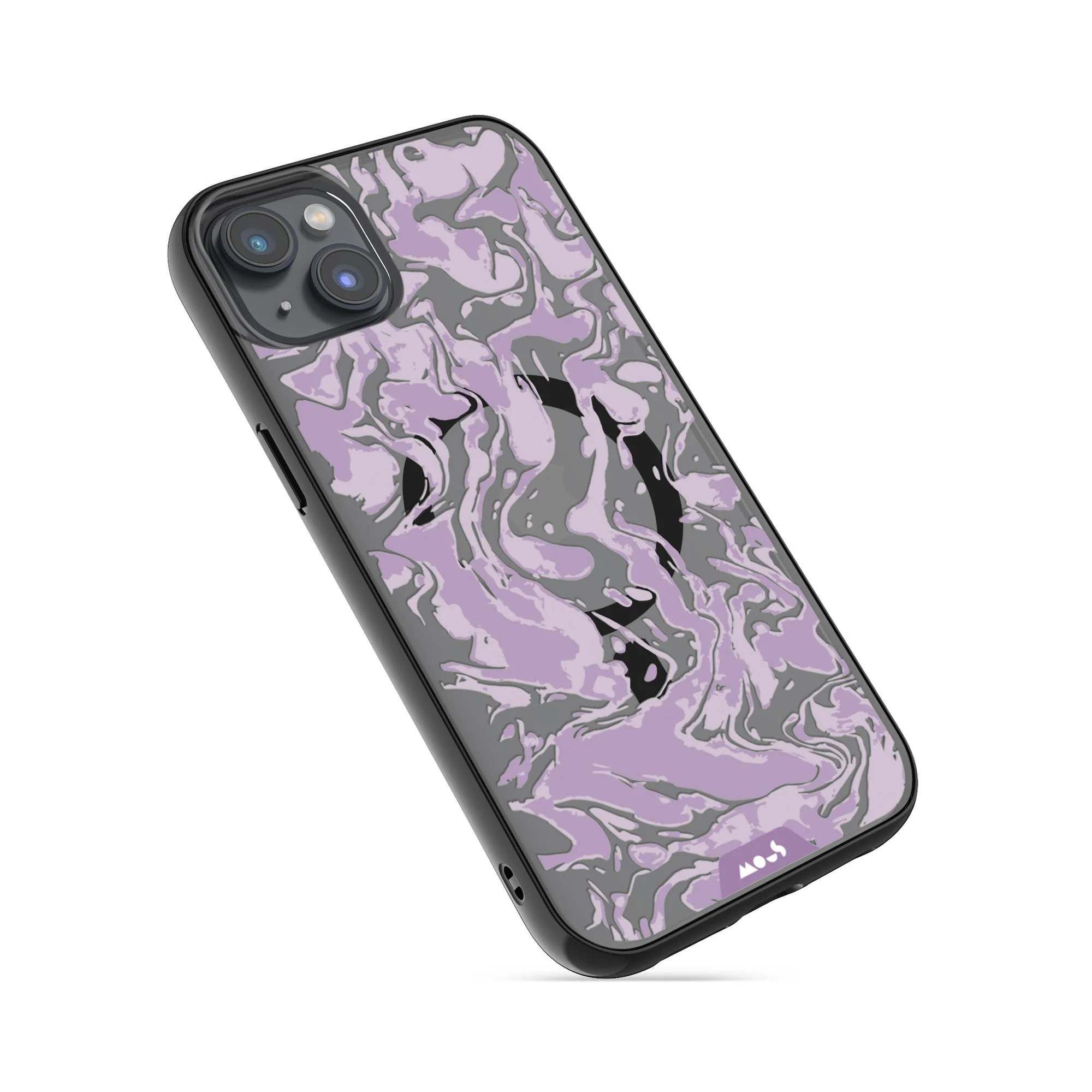 Lilac Protective Phone Case - Marbled MagSafe - Image 11