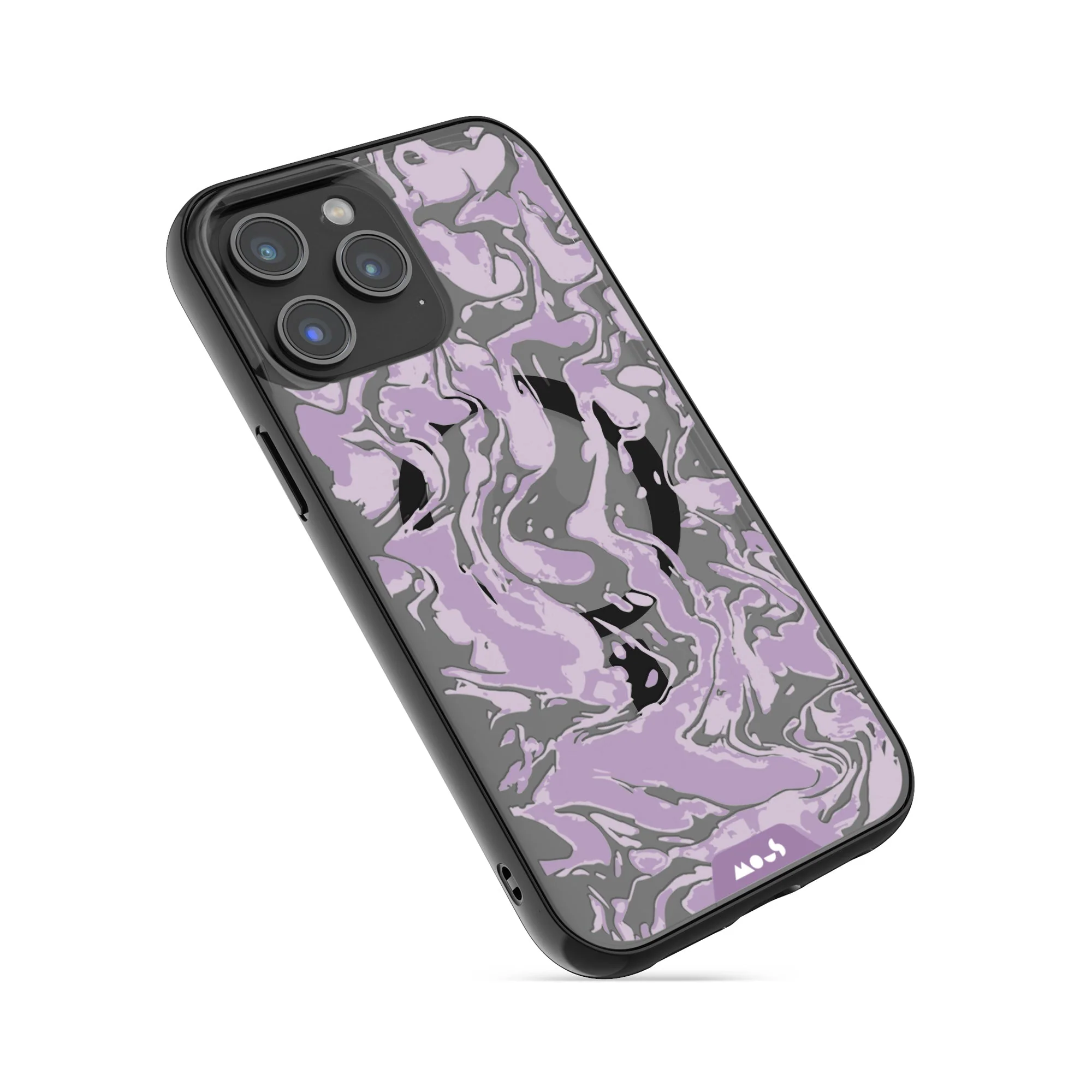Lilac Protective Phone Case - Marbled MagSafe - Image 7