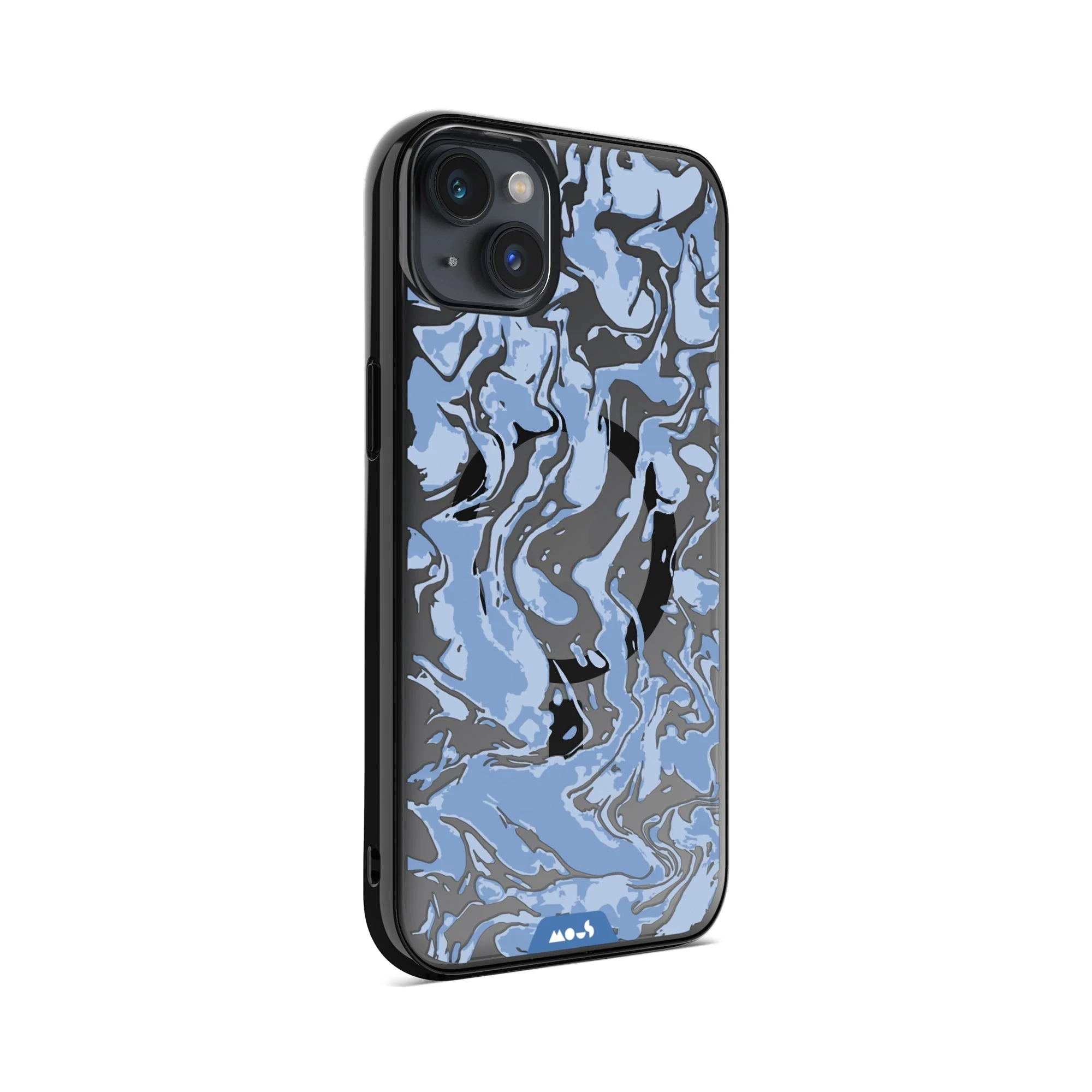 Sky Blue Protective Phone Case - Marbled MagSafe - Image 10