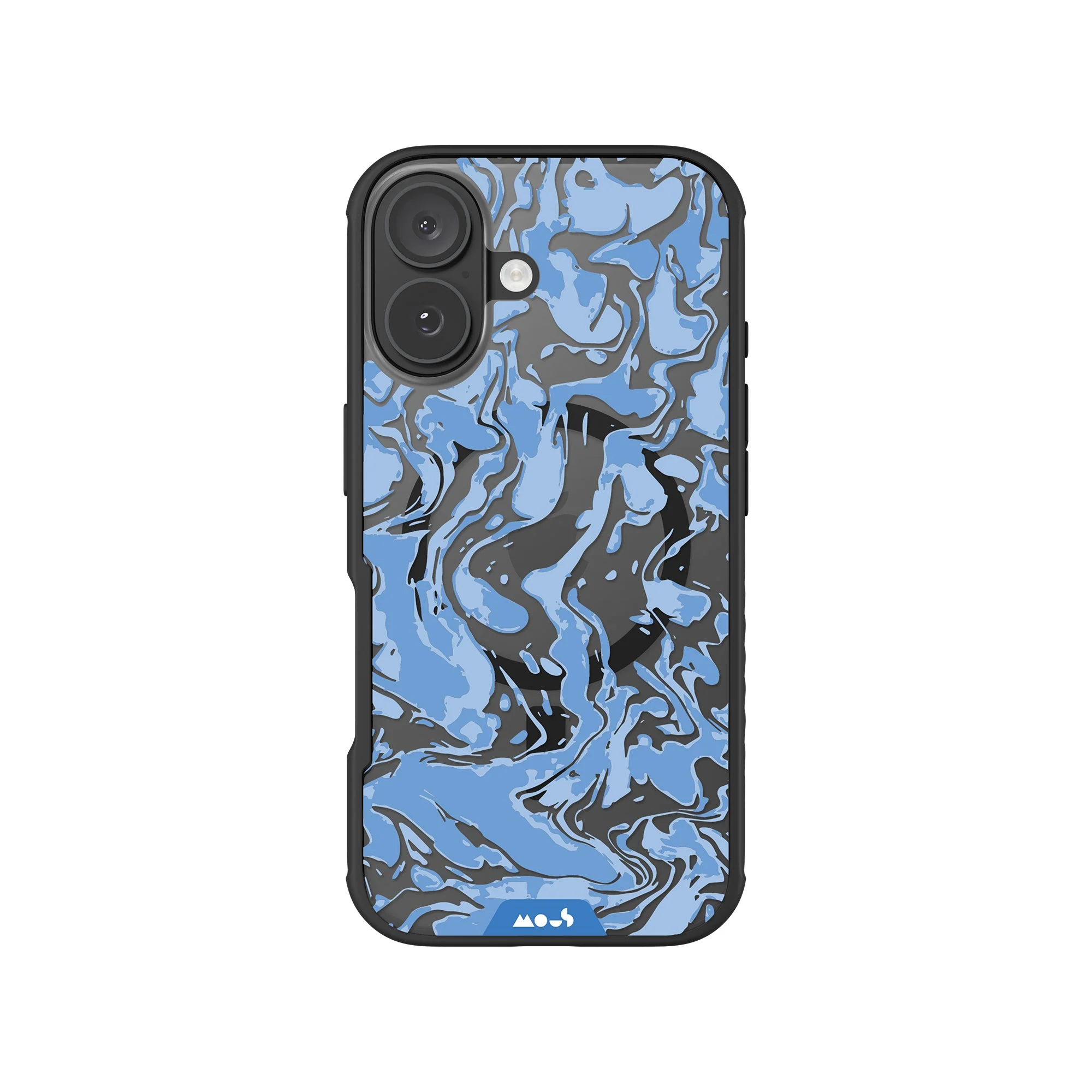 Sky Blue Protective Phone Case - Marbled MagSafe - Image 4