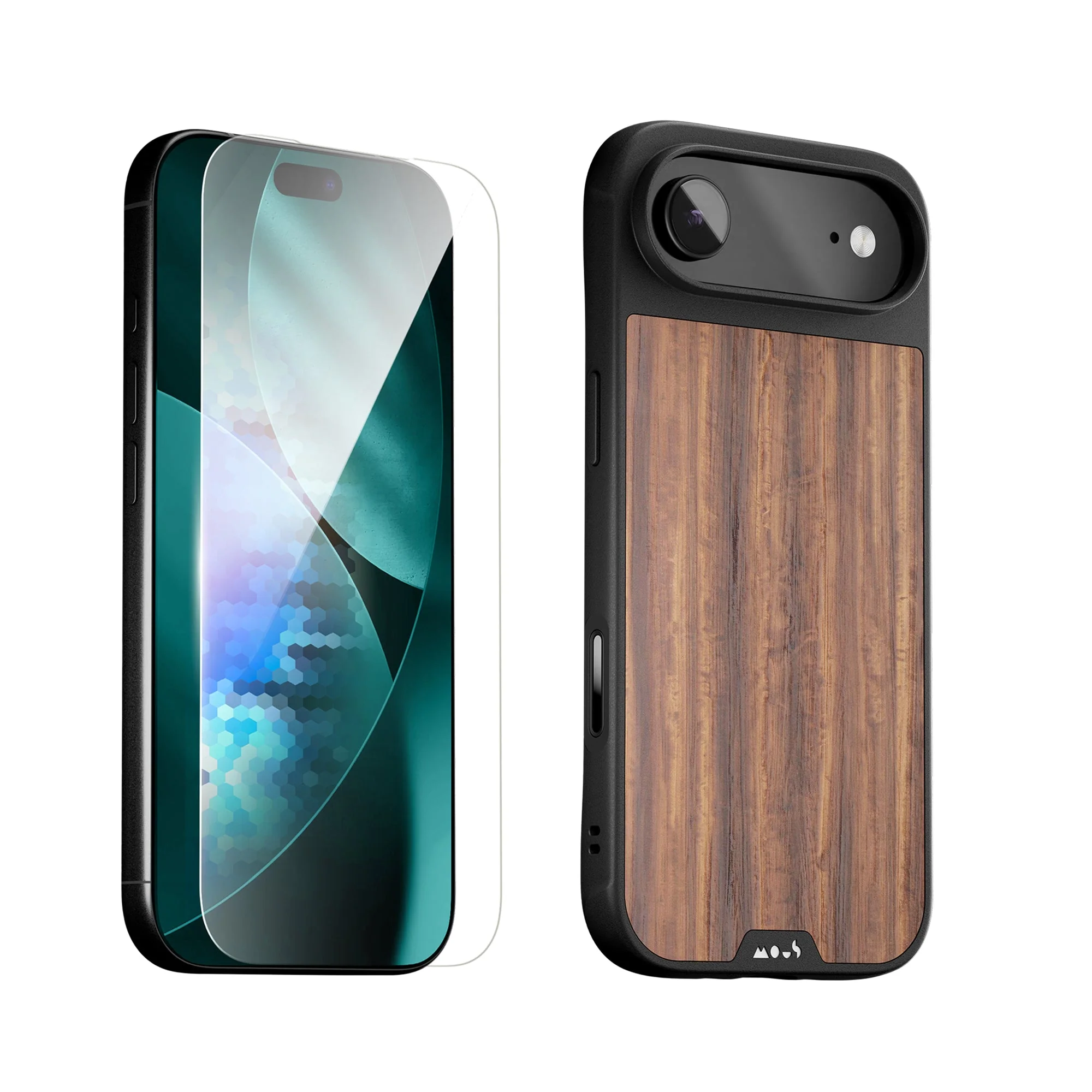 Walnut Protective Case and Screen Protector - Apple Essentials Kit - Image 10