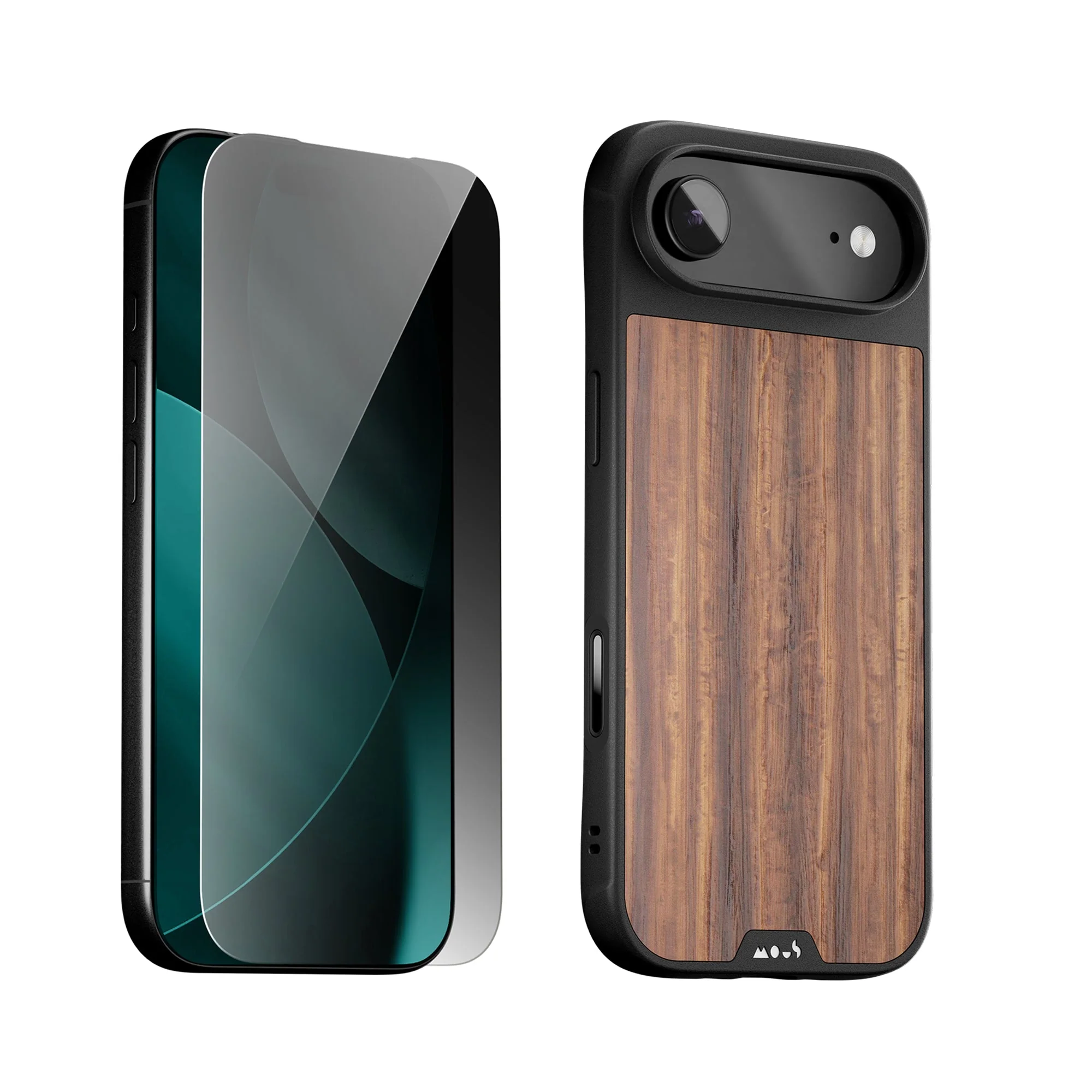 Walnut Protective Case and Screen Protector - Apple Essentials Kit - Image 6