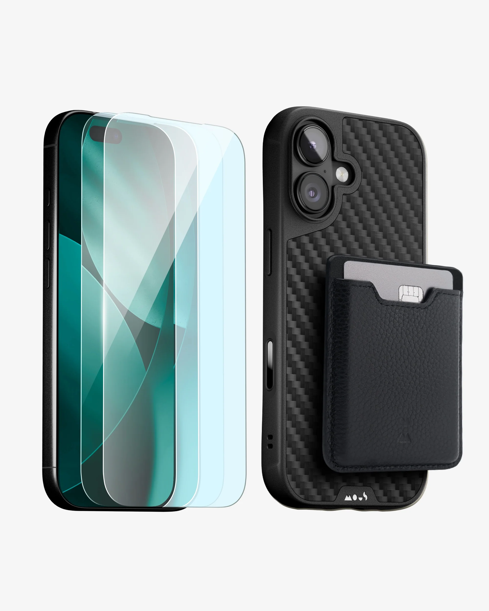 Aramid Fibre Protective Case, Screen Protector and Card Wallet - Apple Starter Kit - Image 11