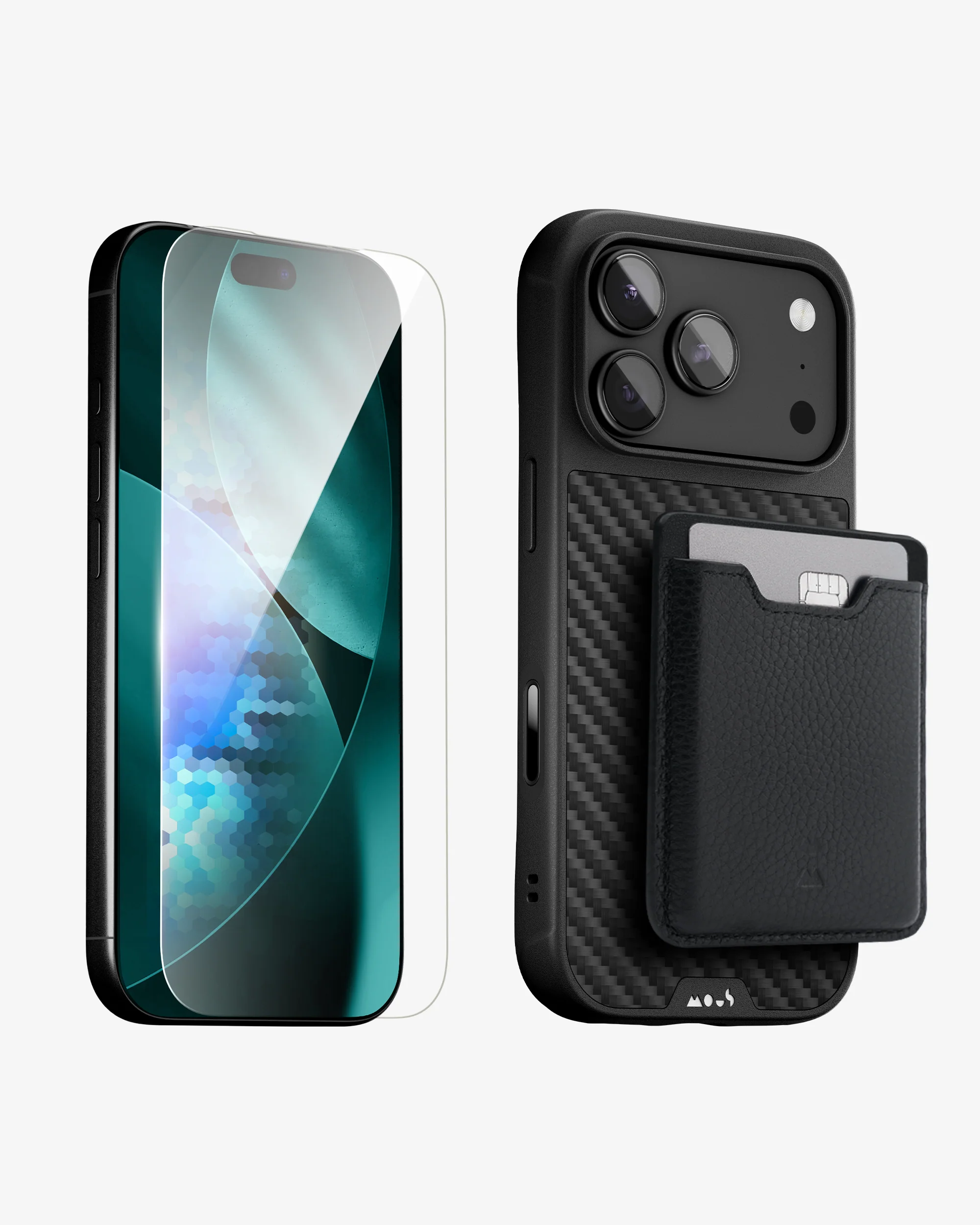 Aramid Fibre Protective Case, Screen Protector and Card Wallet - Apple Starter Kit - Image 6