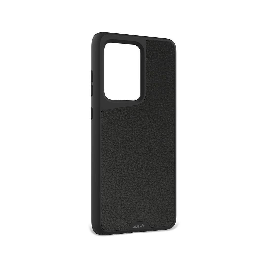 Black Leather Protective Phone Case - Limitless - Image 101