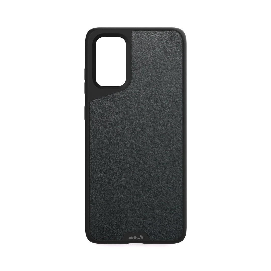Black Leather Protective Phone Case - Limitless - Image 102