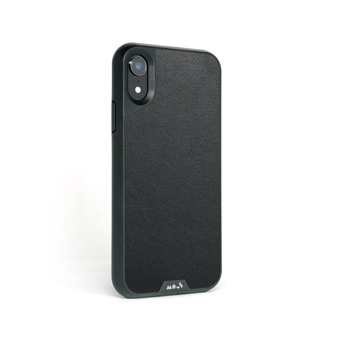 Black Leather Protective Phone Case - Limitless - Image 108