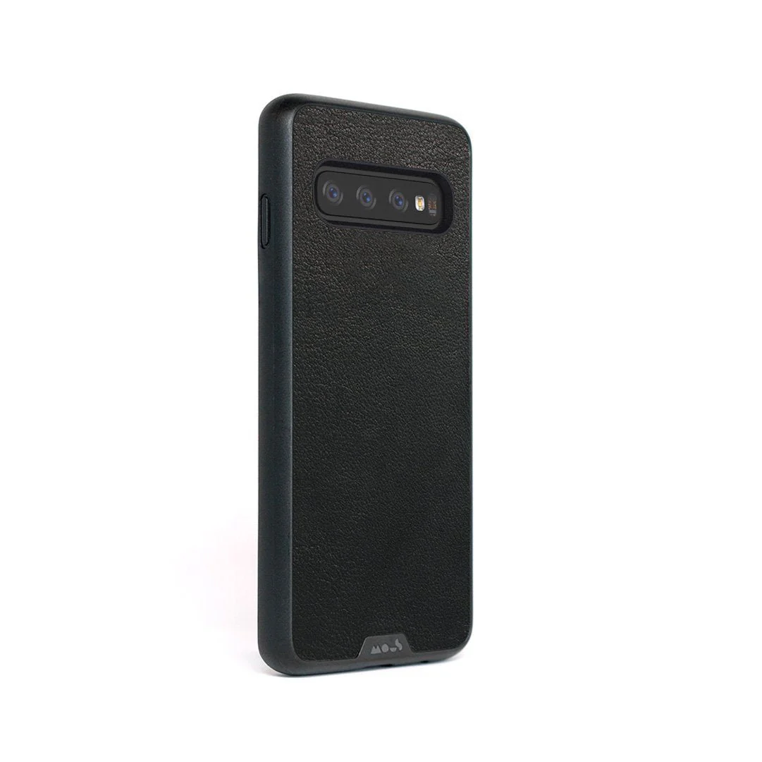 Black Leather Protective Phone Case - Limitless - Image 110