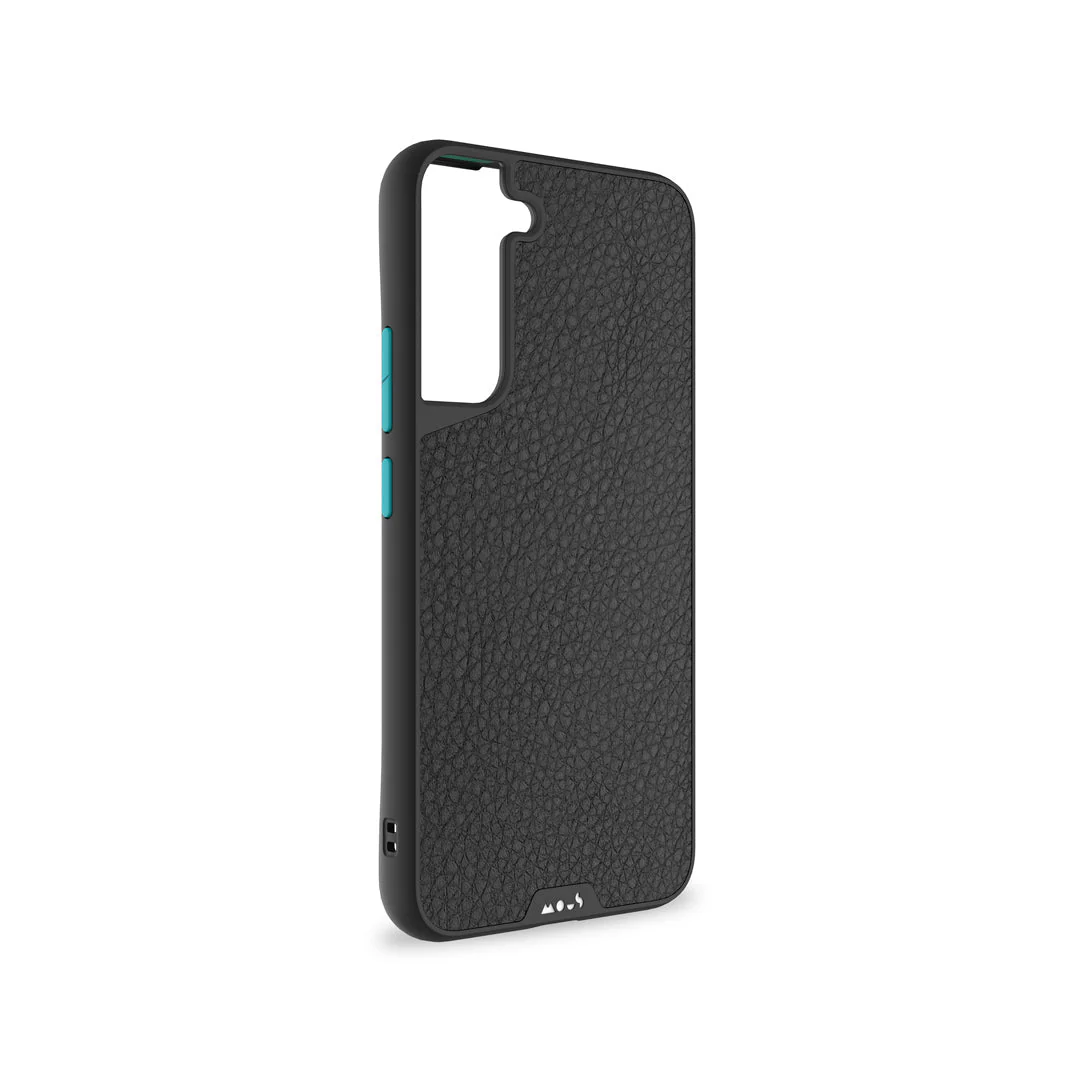 Black Leather Protective Phone Case - Limitless - Image 23